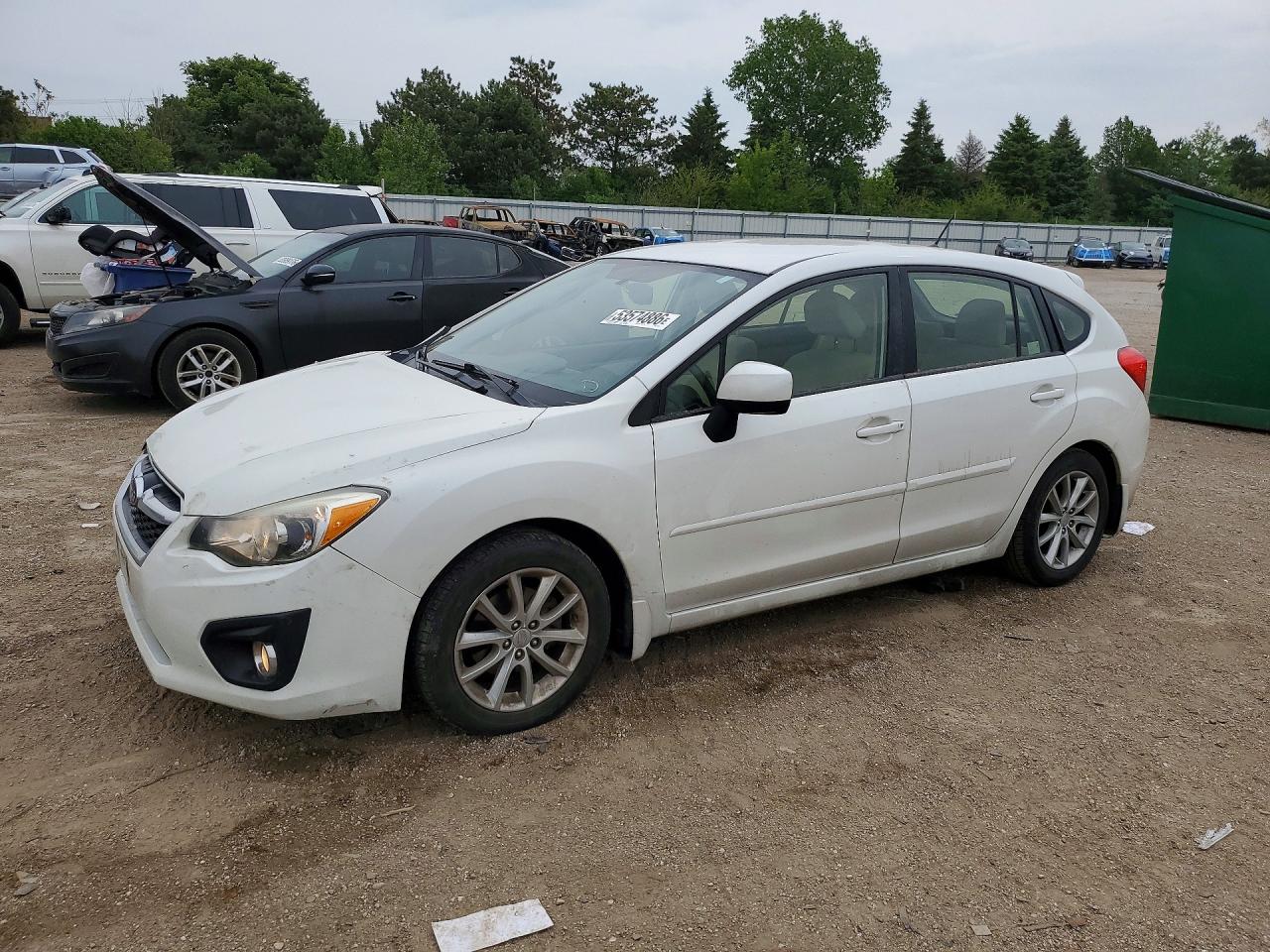 2013 Subaru Impreza Premium, VIN JF1GPAC6XDH821023 — Front end