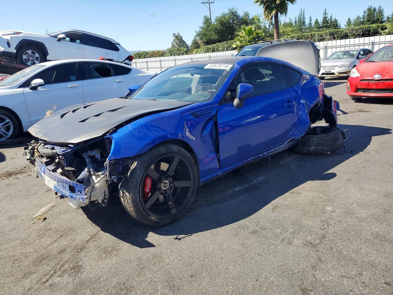 2017 Subaru BRZ Limited, VIN JF1ZCAC10H9606646 — Front end