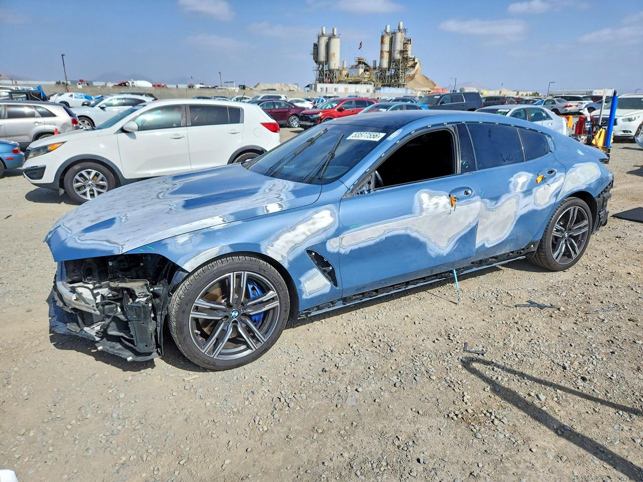 2021 BMW 8 Series 840i, VIN WBAGV2C04MCE91832 — Vandalism