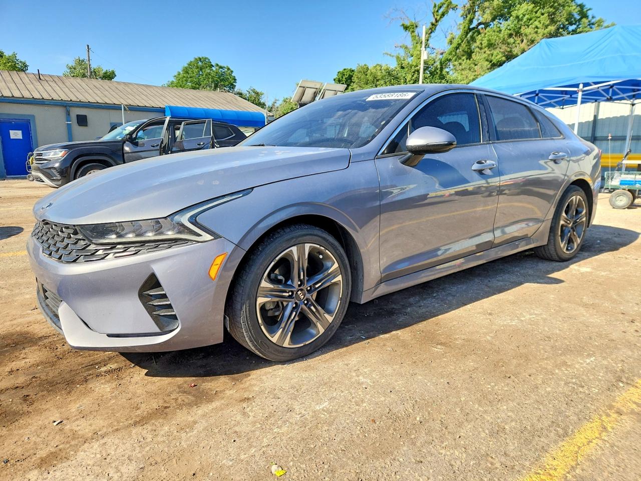 2021 Kia K5 EX, VIN 5XXG34J24MG002674 — Side