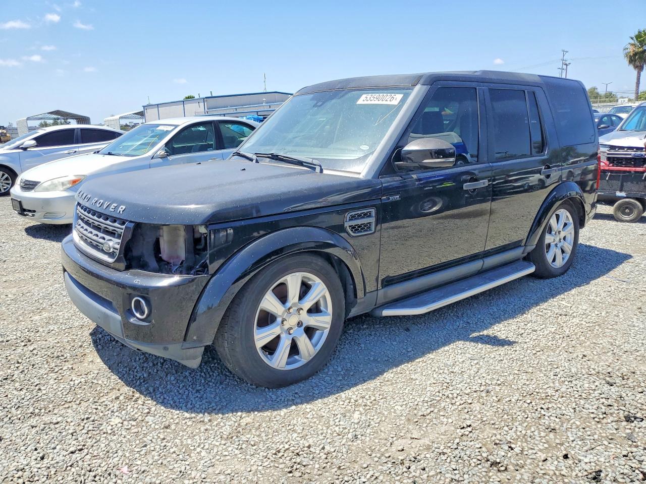 2014 Land Rover LR4 HSE, VIN SALAG2V65EA719487 — Front end