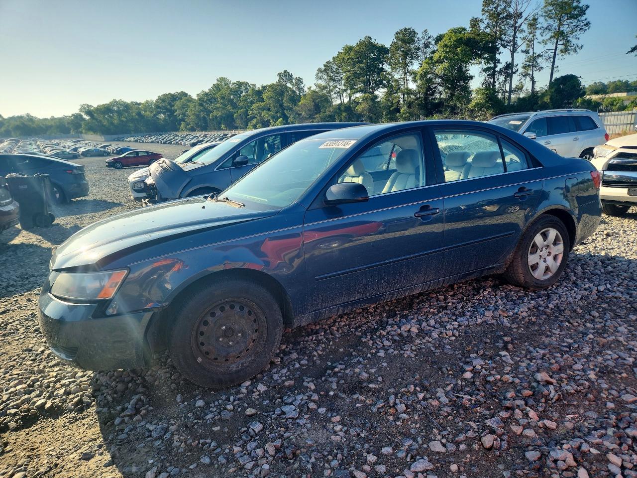 2008 Hyundai Sonata GLS, VIN 5NPET46C38H341509 — Front end