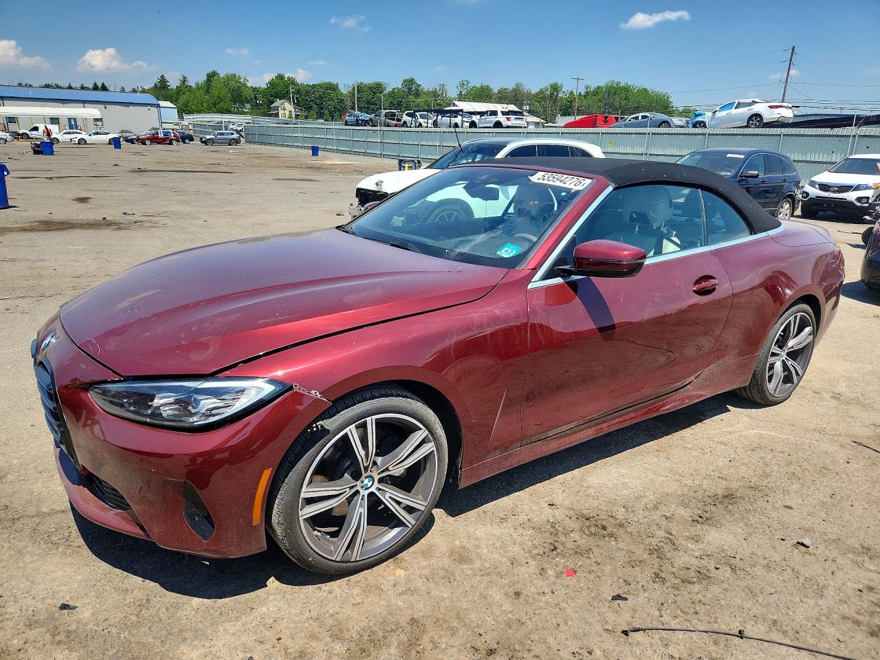 2022 BMW 4 Series 430i, VIN WBA23AT08NCK16652 — Front end