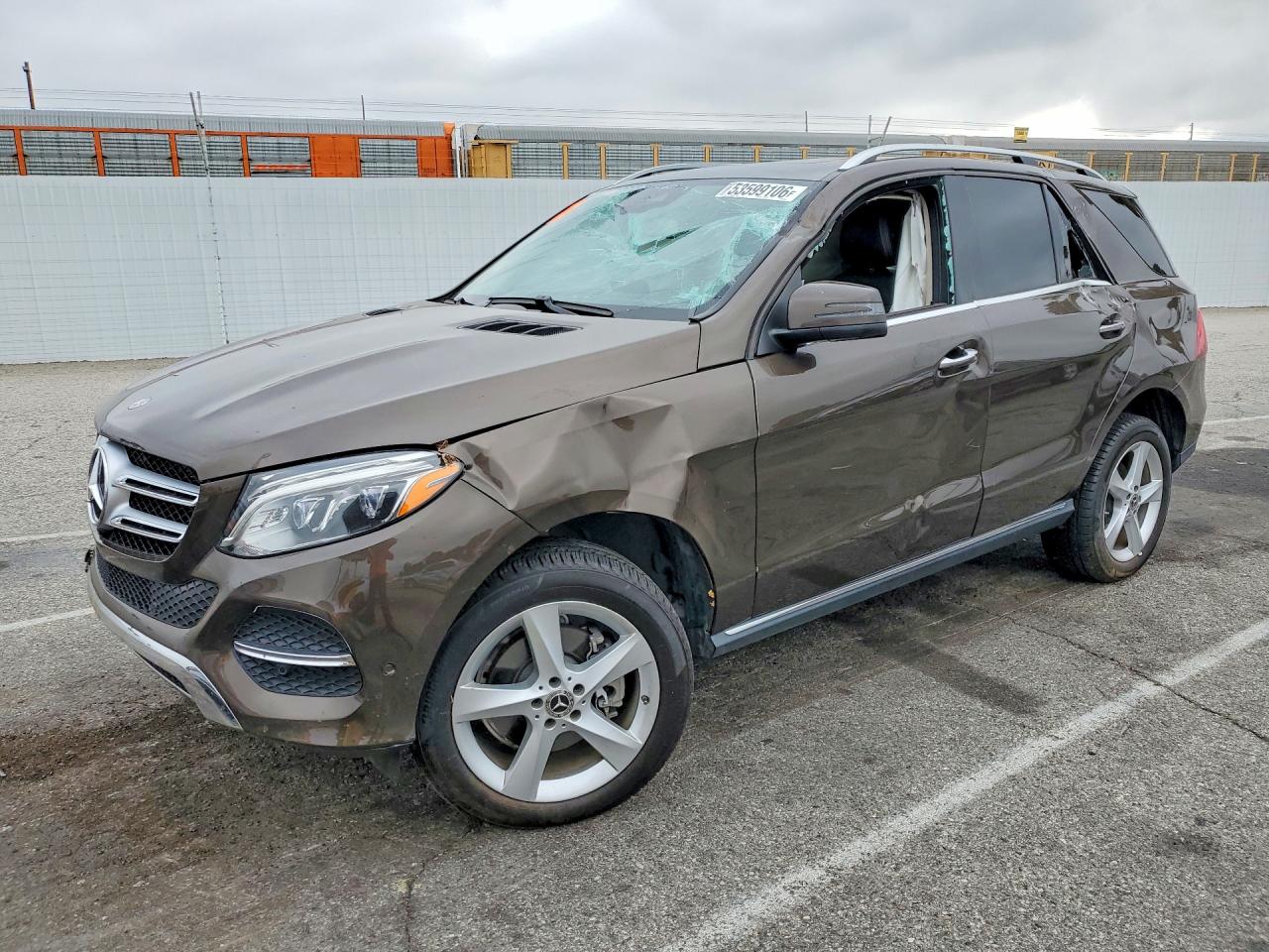 2018 Mercedes-Benz GLE 350, VIN 4JGDA5HB6JB029568 — Rollover