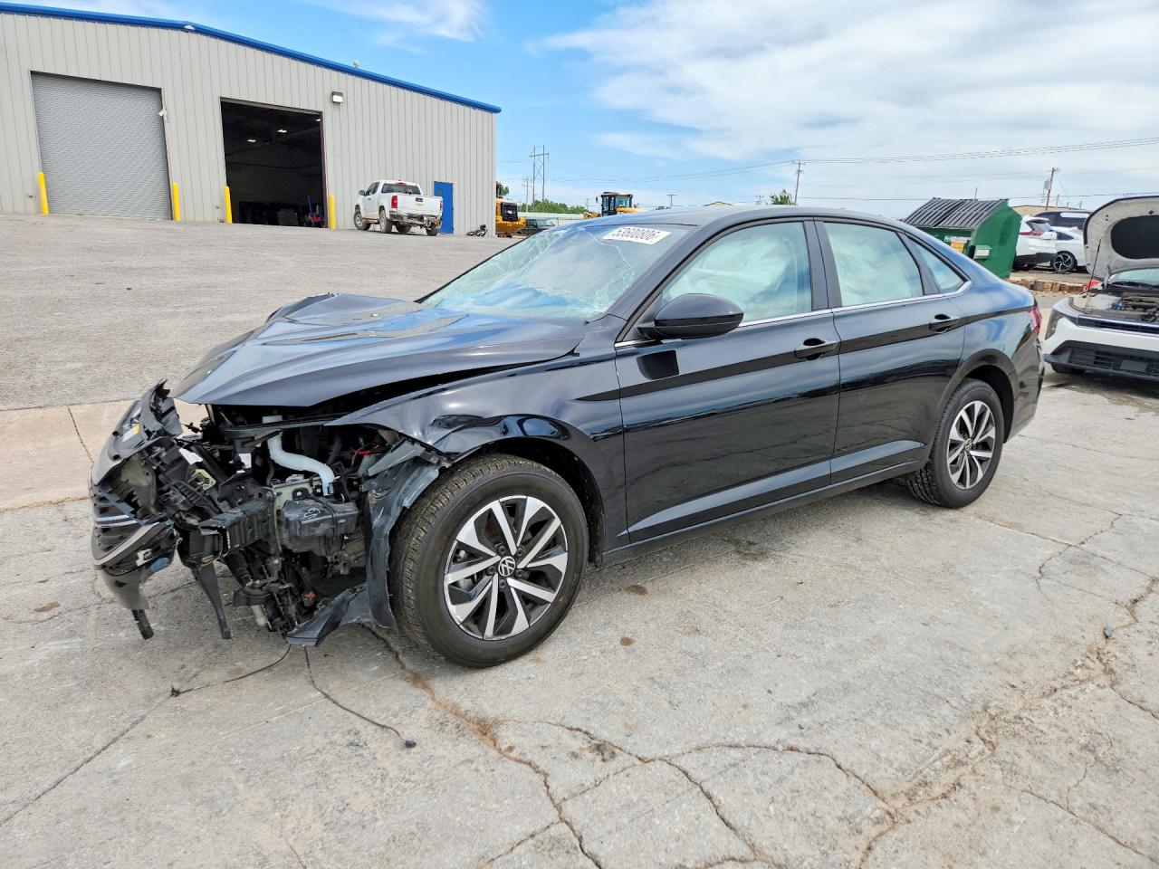 2024 Volkswagen Jetta S, VIN 3VW5M7BU2RM092612 — Front end