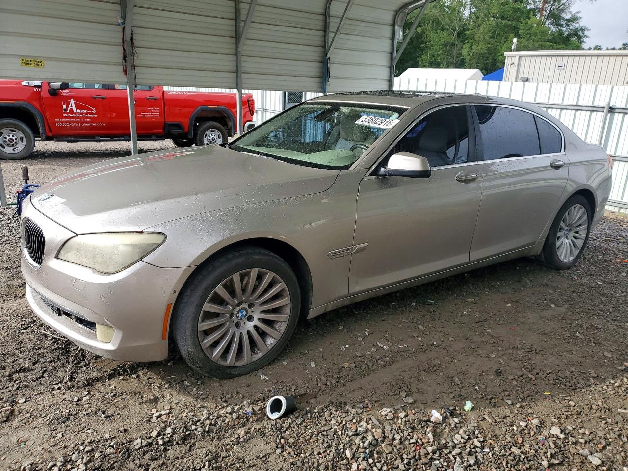 2010 BMW 7 Series 750Li, VIN WBAKB8C52ACY63260 — Vandalism