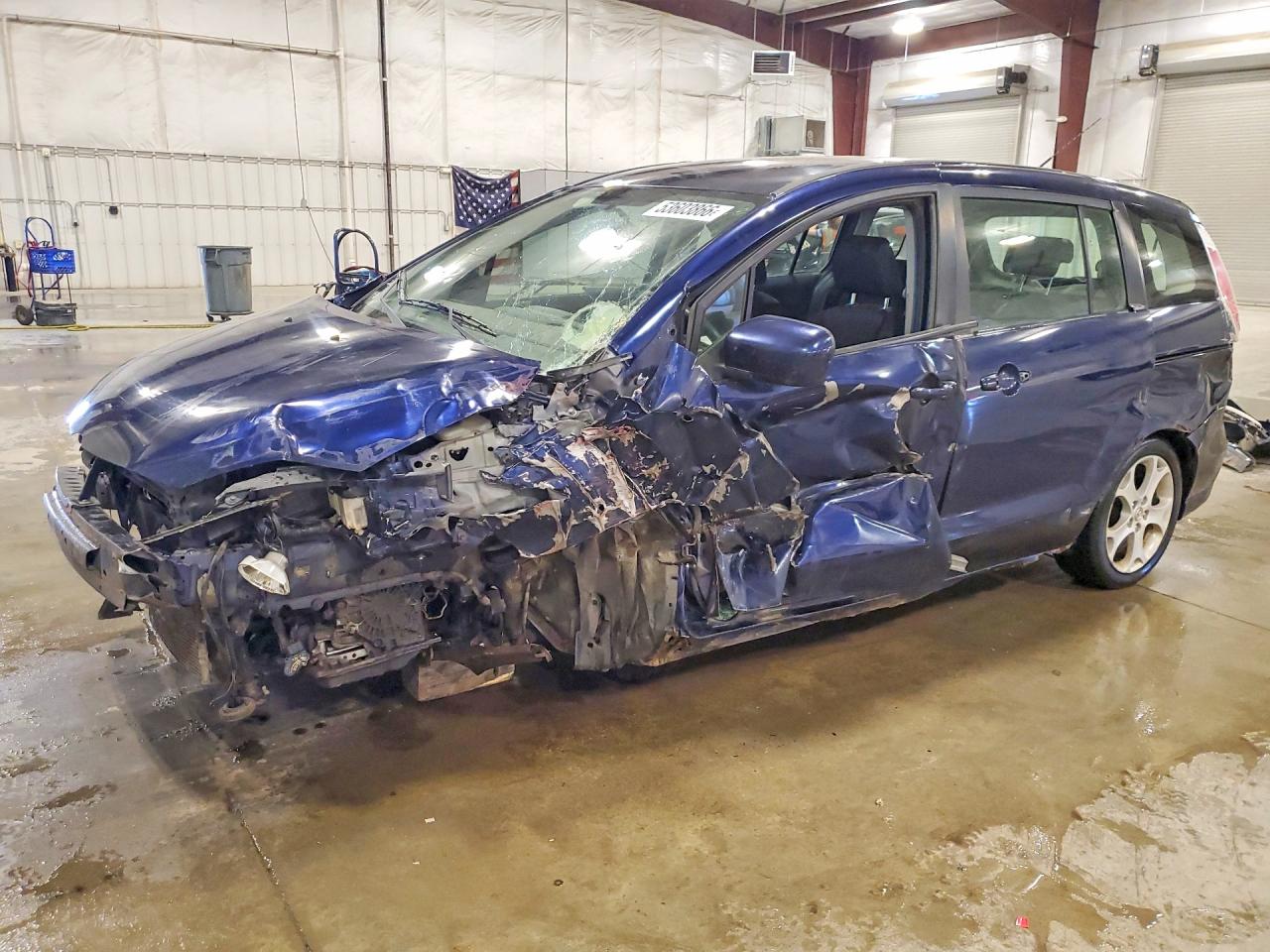 2010 Mazda 5 Sport, VIN JM1CR2WL5A0367851 — Front end