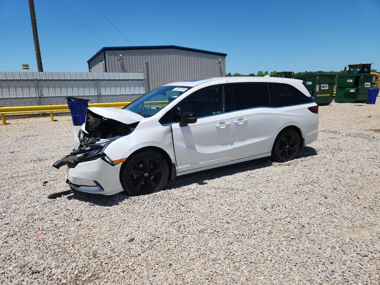 2023 Honda Odyssey Sport, VIN 5FNRL6H70PB050430 — Front end