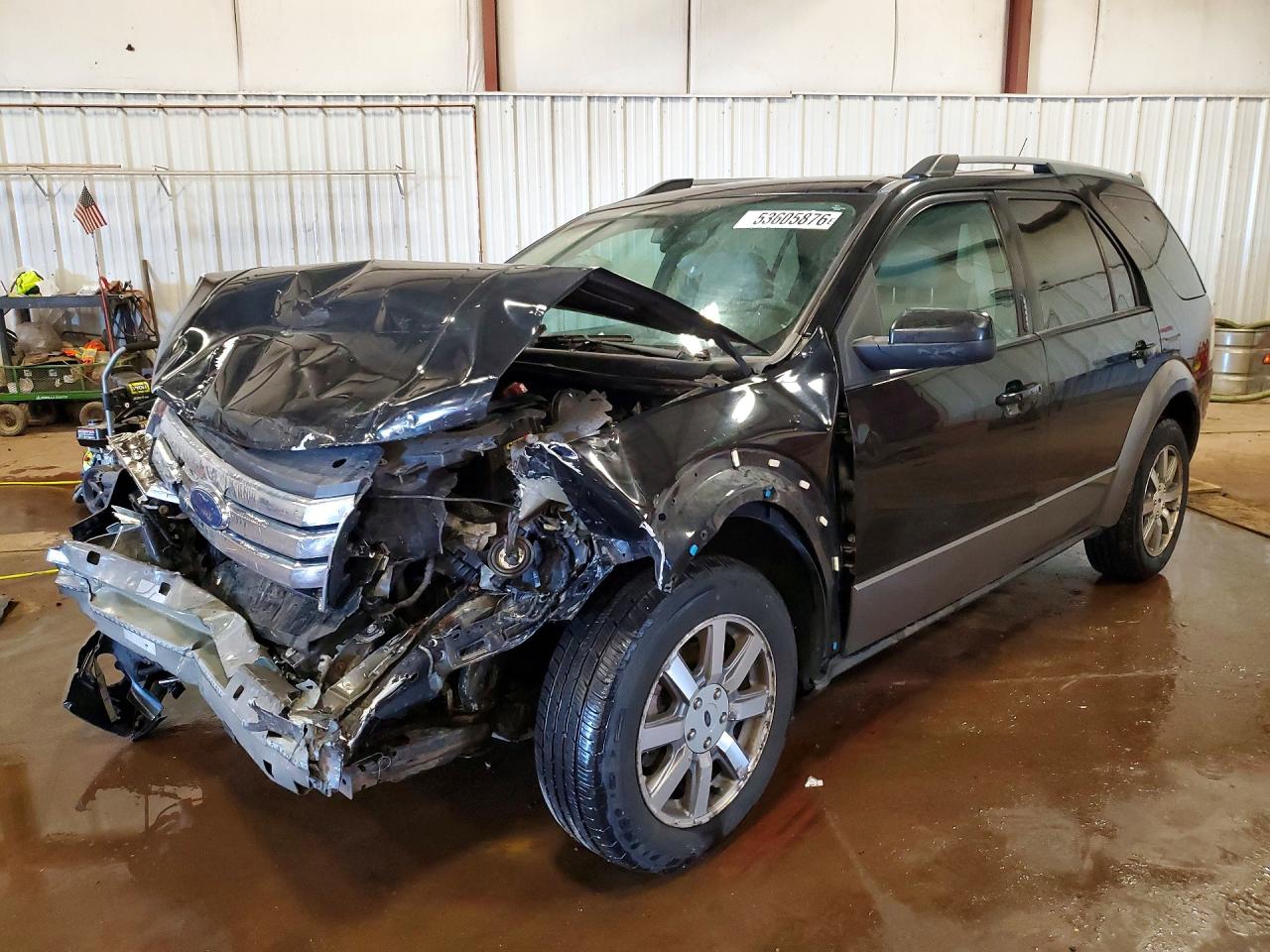 2008 Ford Taurus X SEL, VIN 1FMDK02W28GA13702 — Front end