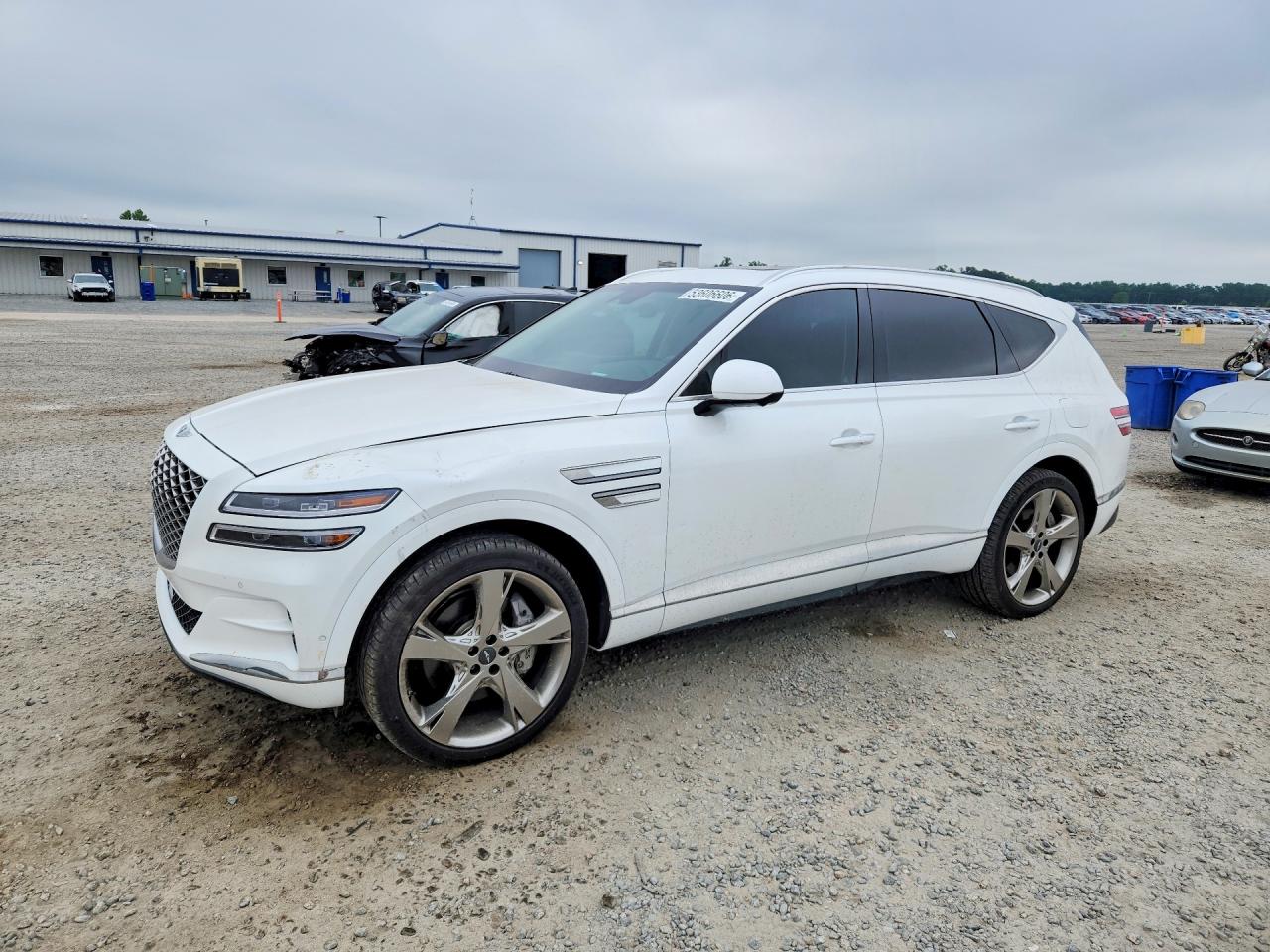 2023 Genesis GV80, VIN KMUHCESC0PU141553 — Front end