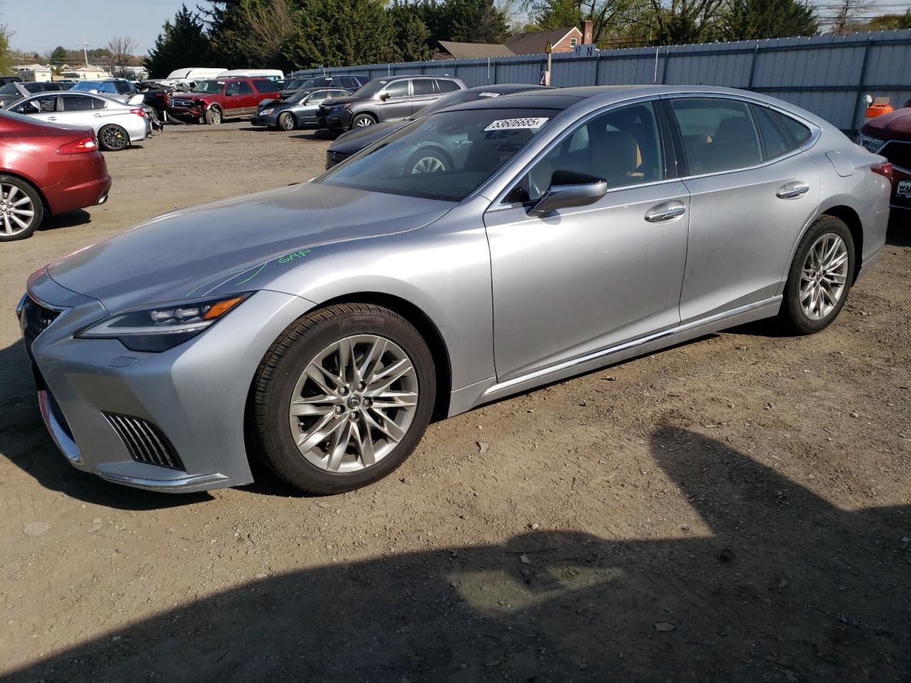 2022 Lexus LS 500, VIN JTHD51GF3N5010629 — Front end