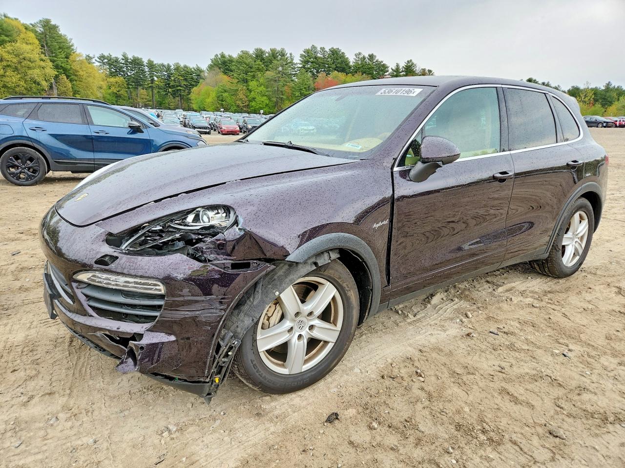 2012 Porsche Cayenne S Hybrid, VIN WP1AE2A2XCLA90017 — Front end