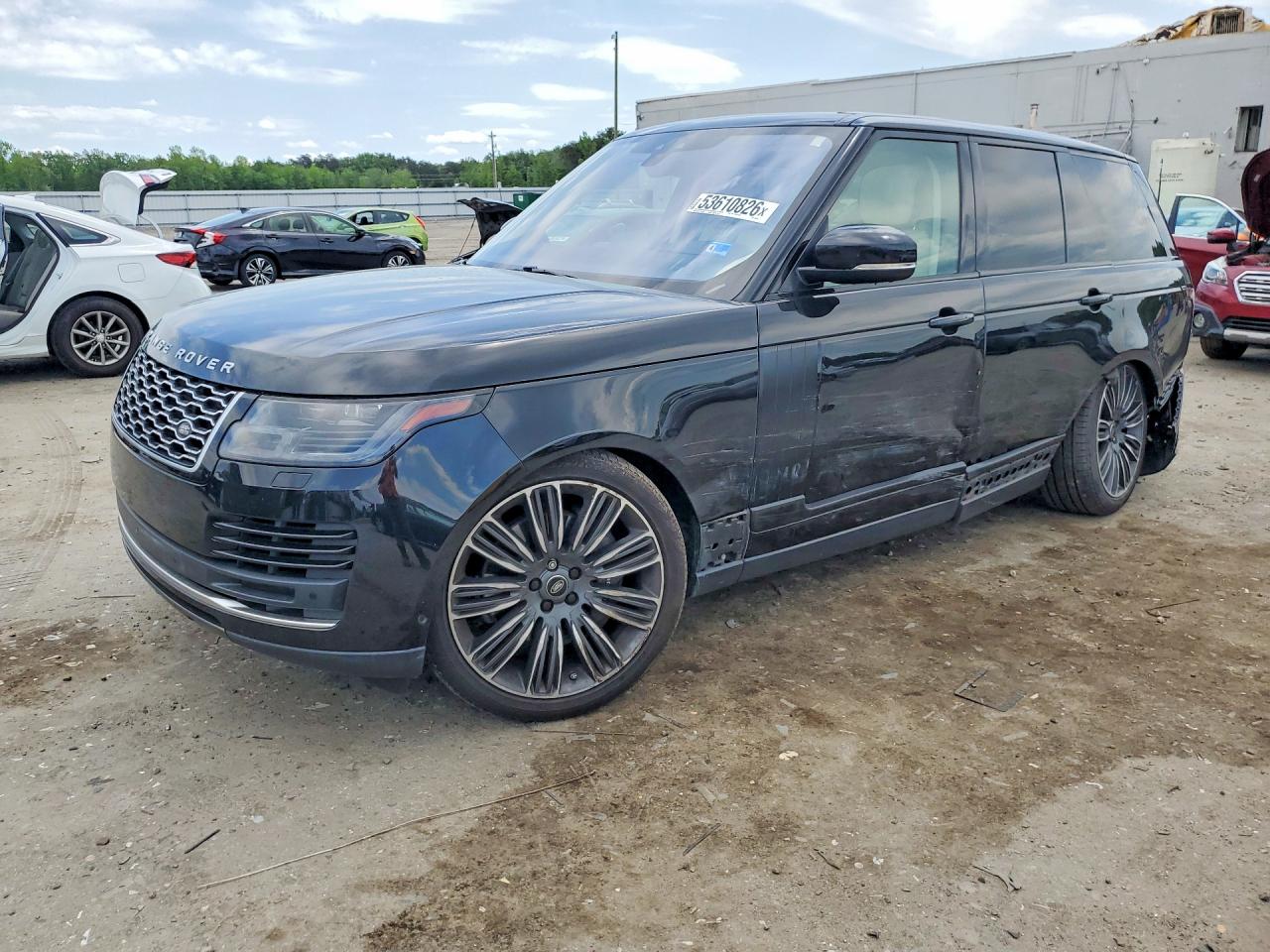2019 Land Rover Range Rover HSE, VIN SALGS2SV8KA567592 — Side