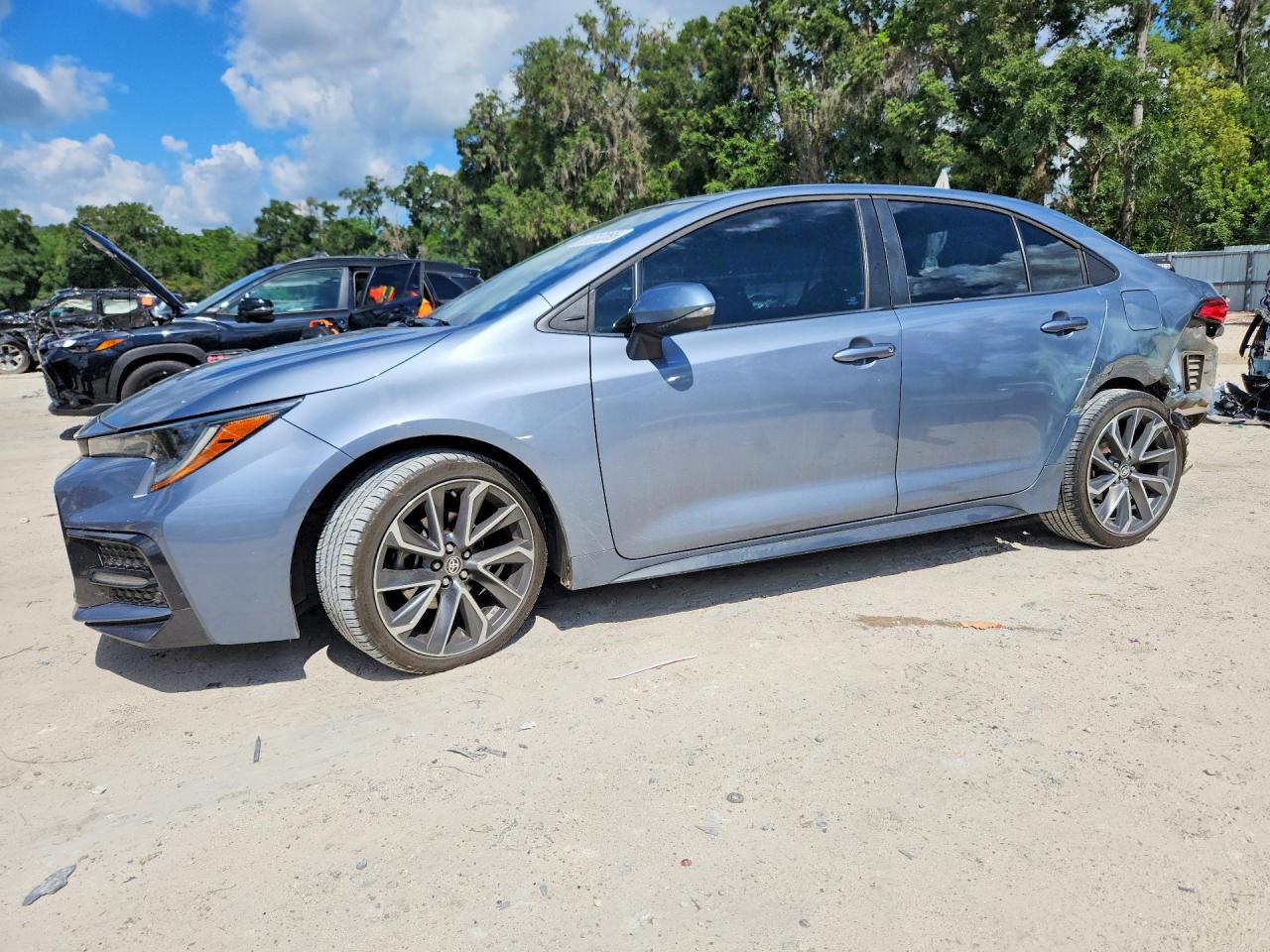 2021 Toyota Corolla Apex SE, VIN 5YFS4MCE5MP089653 — Rear end