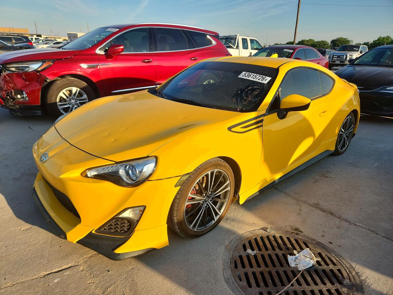 2015 Scion FR-S, VIN JF1ZNAA15F9704565 — Hail