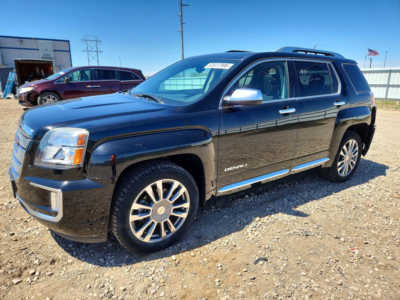 2016 GMC Terrain Denali, VIN 2GKFLVE36G6203580 — Rear end