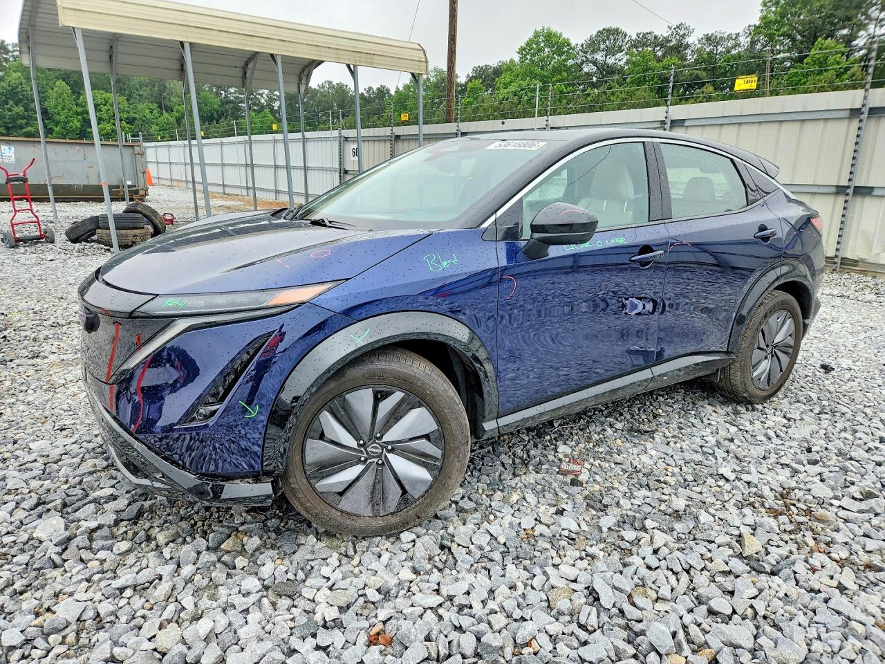 2023 Nissan ARIYA Evolve+, VIN JN1BF0BA3PM409046 — Front end