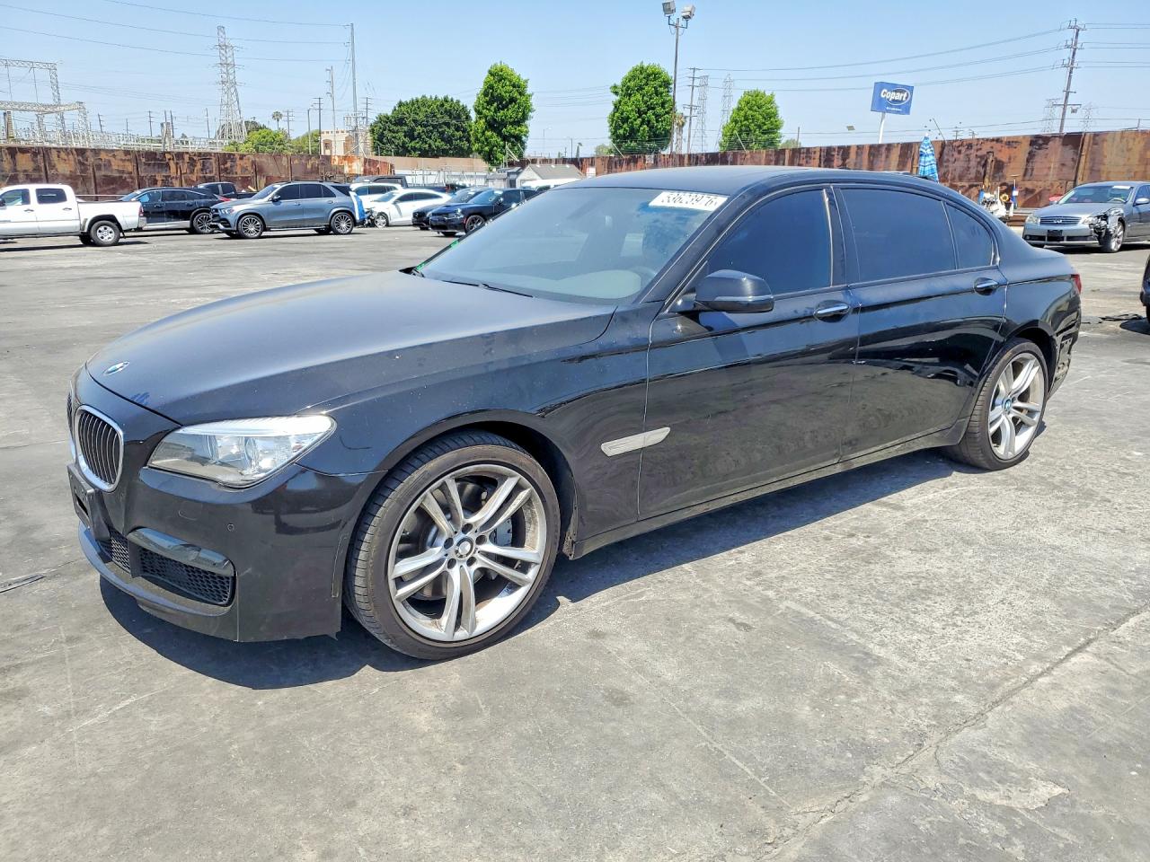 2013 BMW 7 Series 750Li, VIN WBAYE8C53DD133809 — Rear end