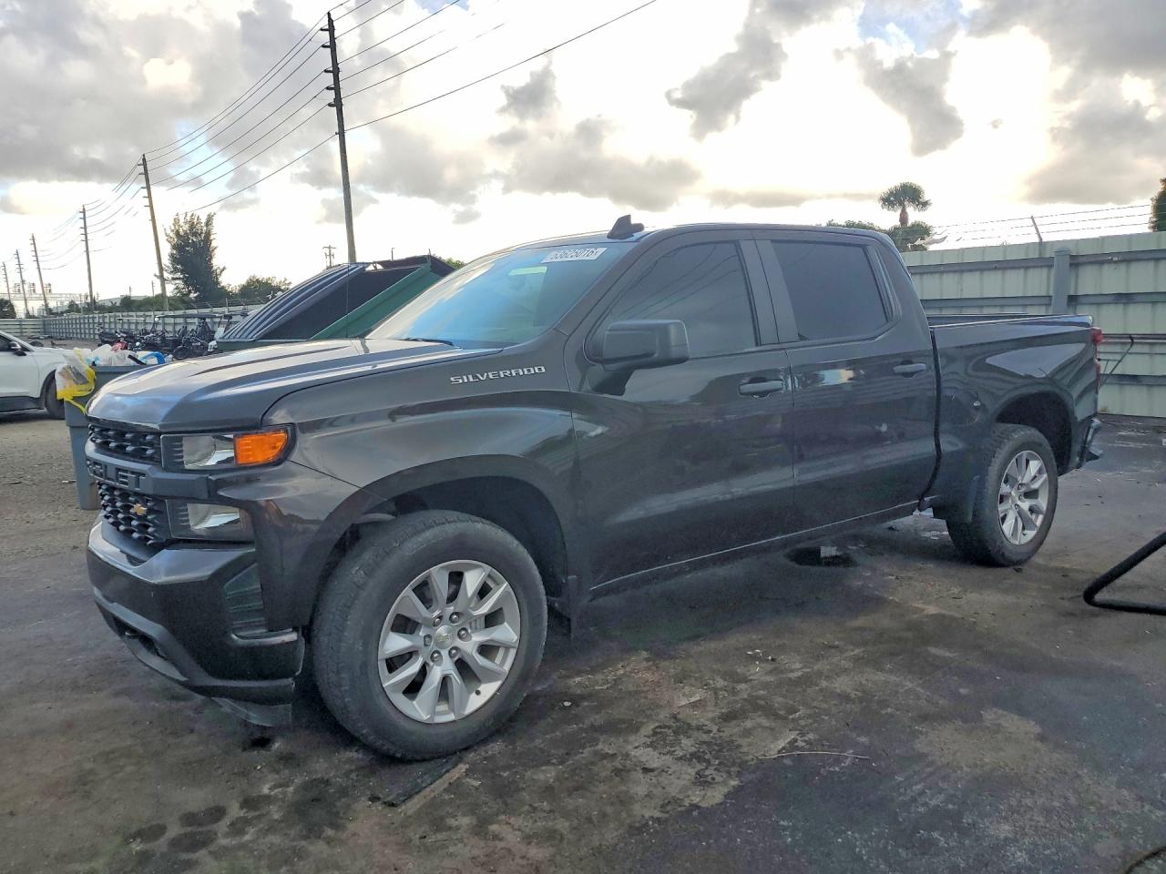 2022 Chevrolet Silverado 1500 Custom, VIN 3GCPWBEK9NG118456 — Prior damage history