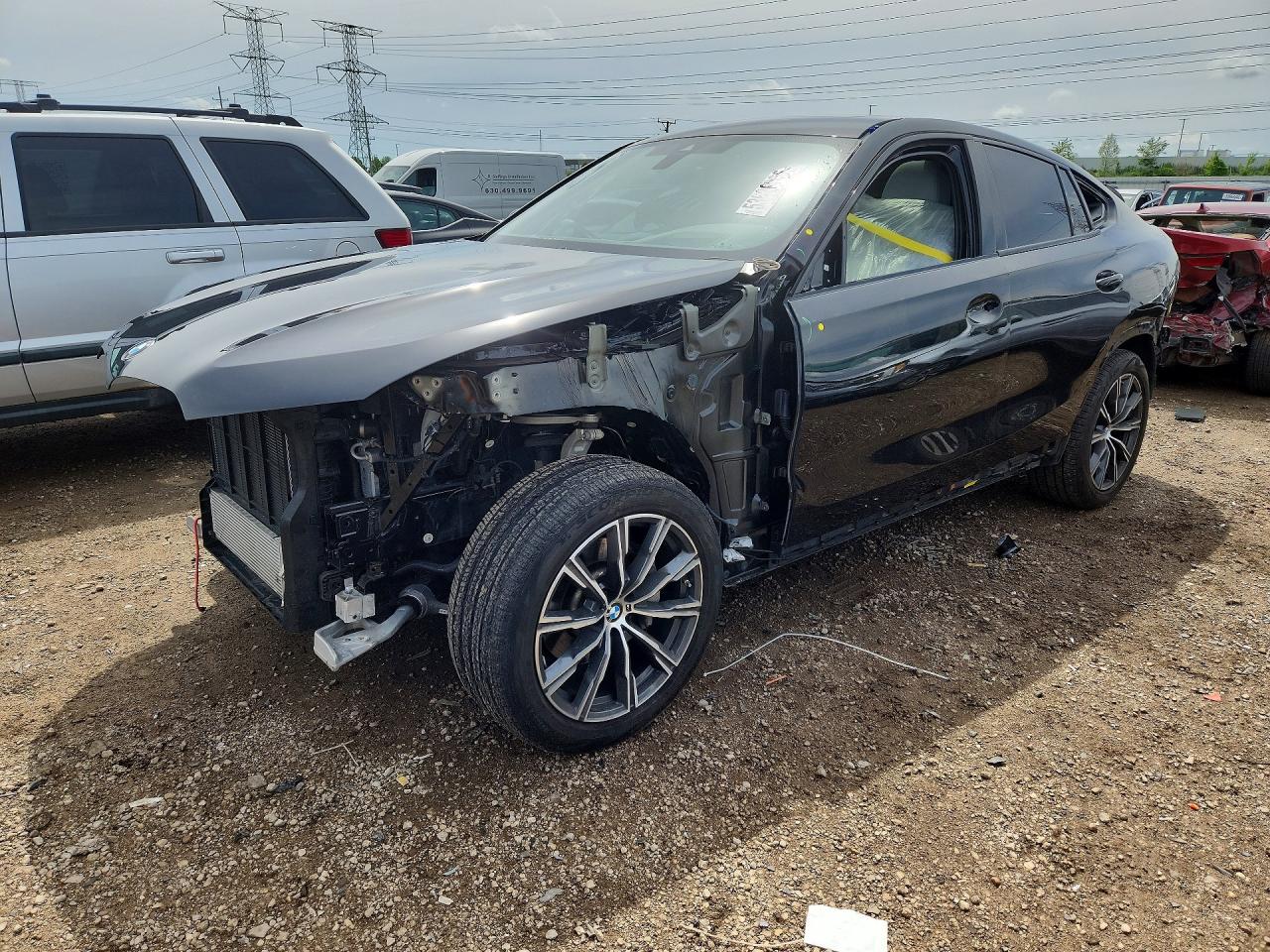 2023 BMW X6 xDrive40i, VIN 5UXCY6C03P9P95750 — Front end