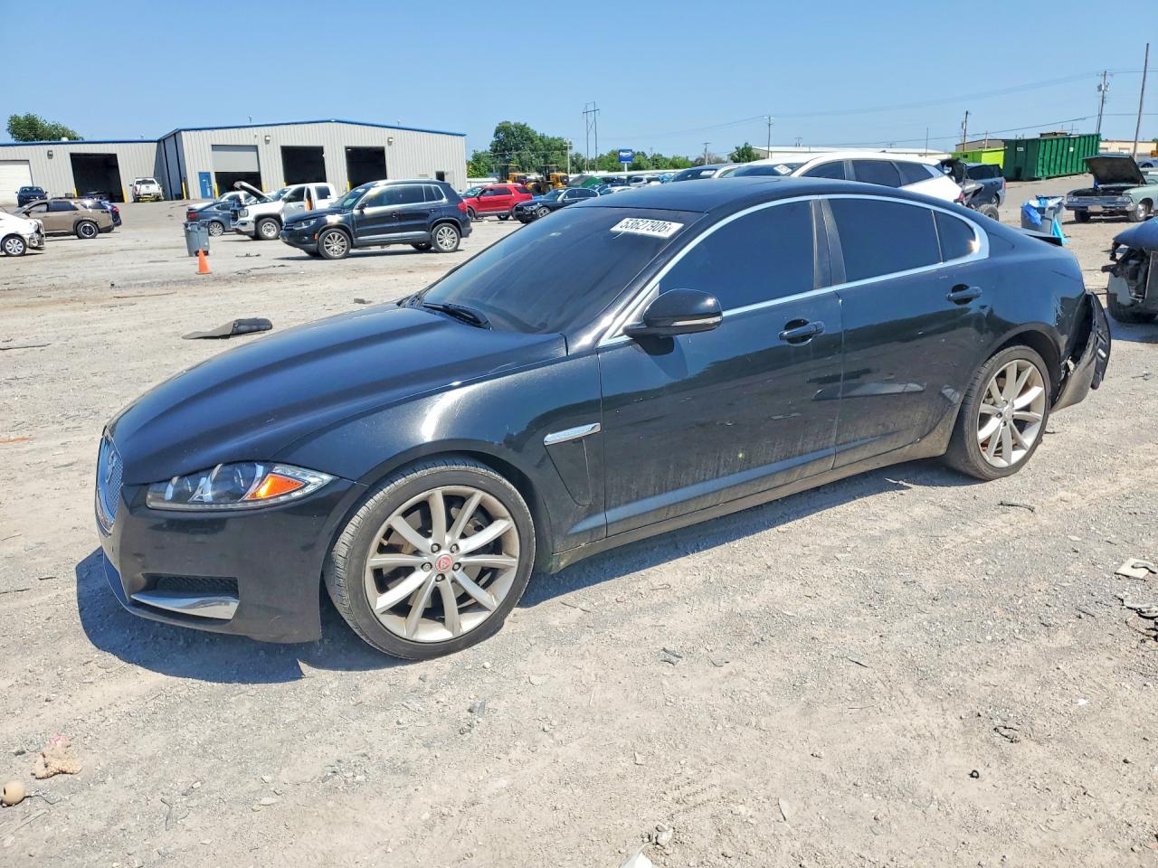 2015 Jaguar XF Portfolio, VIN SAJWA0F78F8U85821 — Rear end
