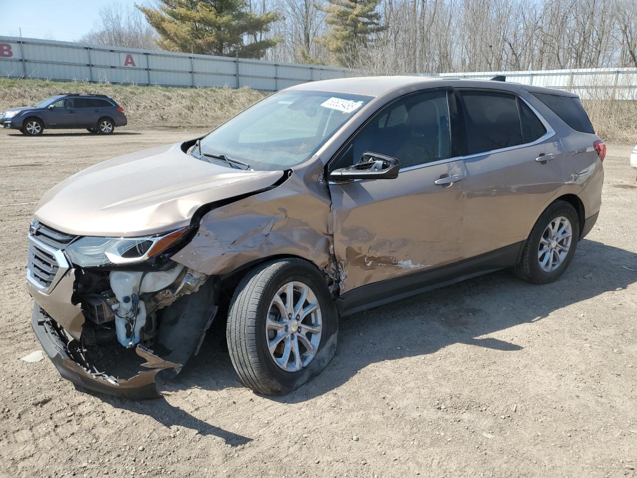 2018 Chevrolet Equinox LT, VIN 3GNAXSEV4JL323544 — Front end