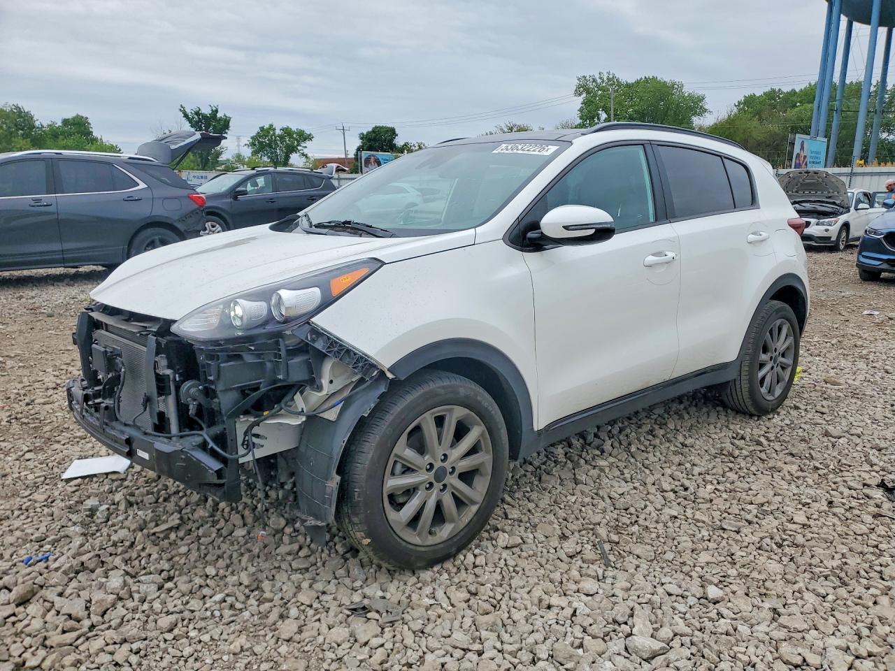 2022 Kia Sportage Nightfall, VIN KNDP6CAC4N7015414 — Front end
