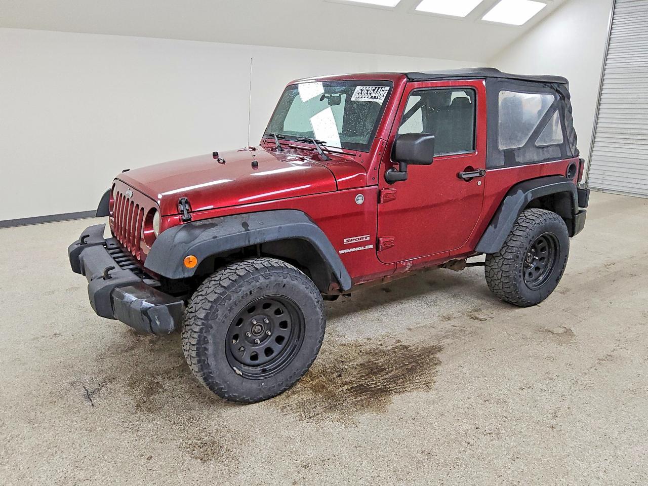 2012 Jeep Wrangler Sport, VIN 1C4AJWAG6CL284835 — Minor dents and scratches