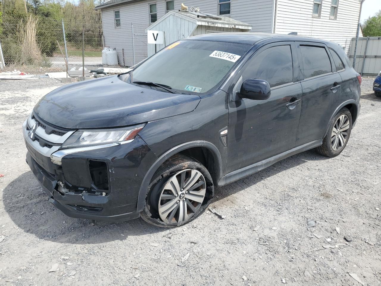 2021 Mitsubishi Outlander ES, VIN JA4APUAU4MU011049 — Biohazard / chemical