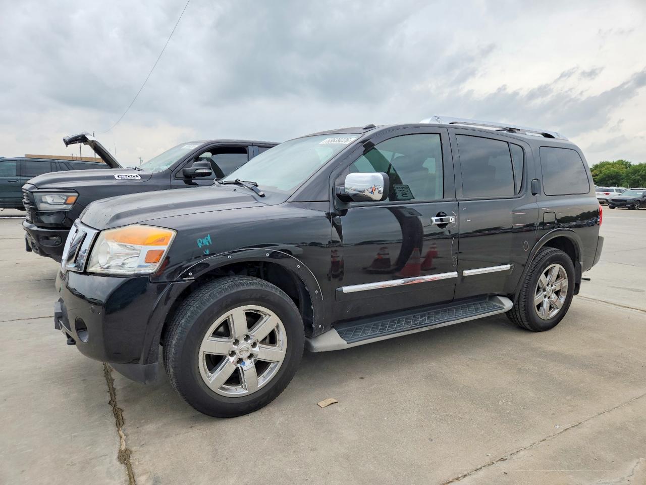 2011 Nissan Armada Platinum, VIN 5N1AA0NE9BN607604 — Front end