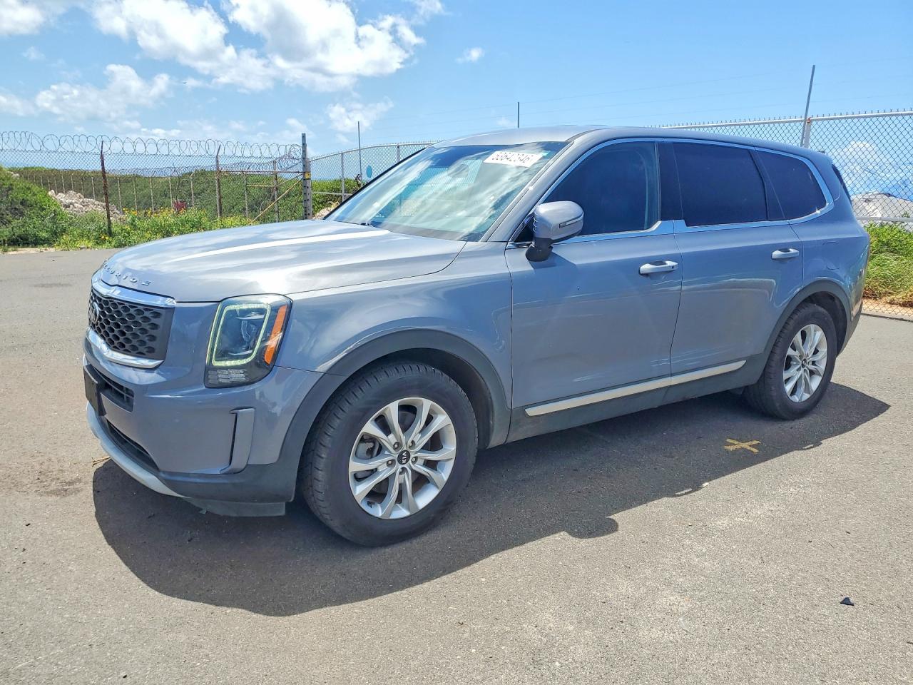 2021 Kia Telluride LX, VIN 5XYP24HC7MG144160 — Water / flood