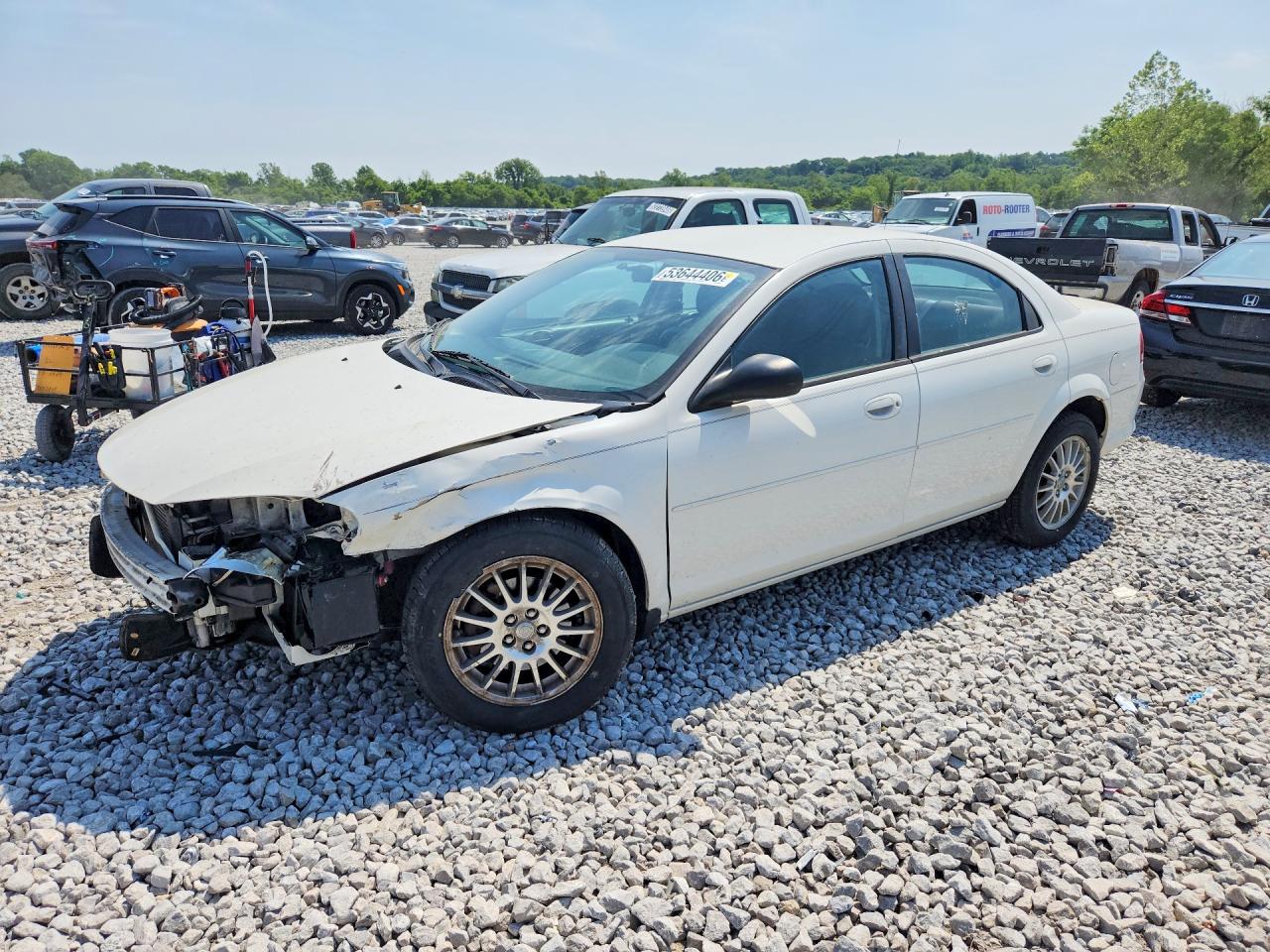 2005 Chrysler Sebring, VIN 1C3EL46X95N628436 — Перед