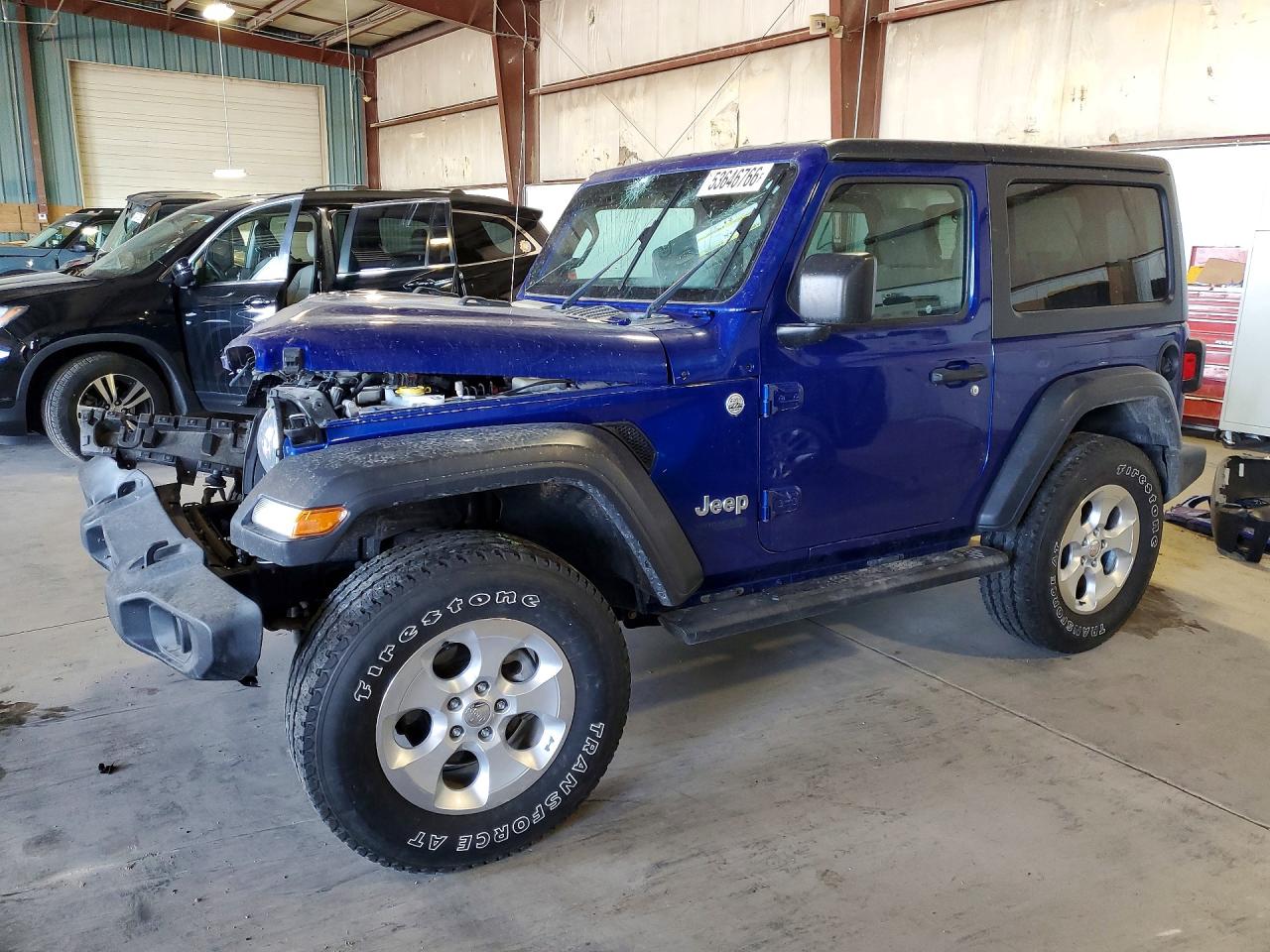 2019 Jeep Wrangler Sport S, VIN 1C4GJXAG4KW569286 — Front end