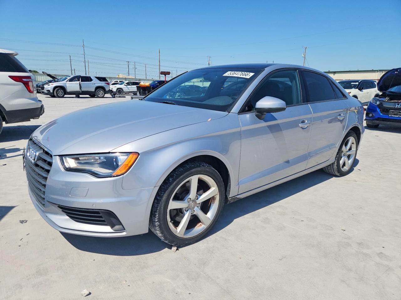2016 Audi A3 Premium, VIN WAUB8GFF3G1105137 — Hail