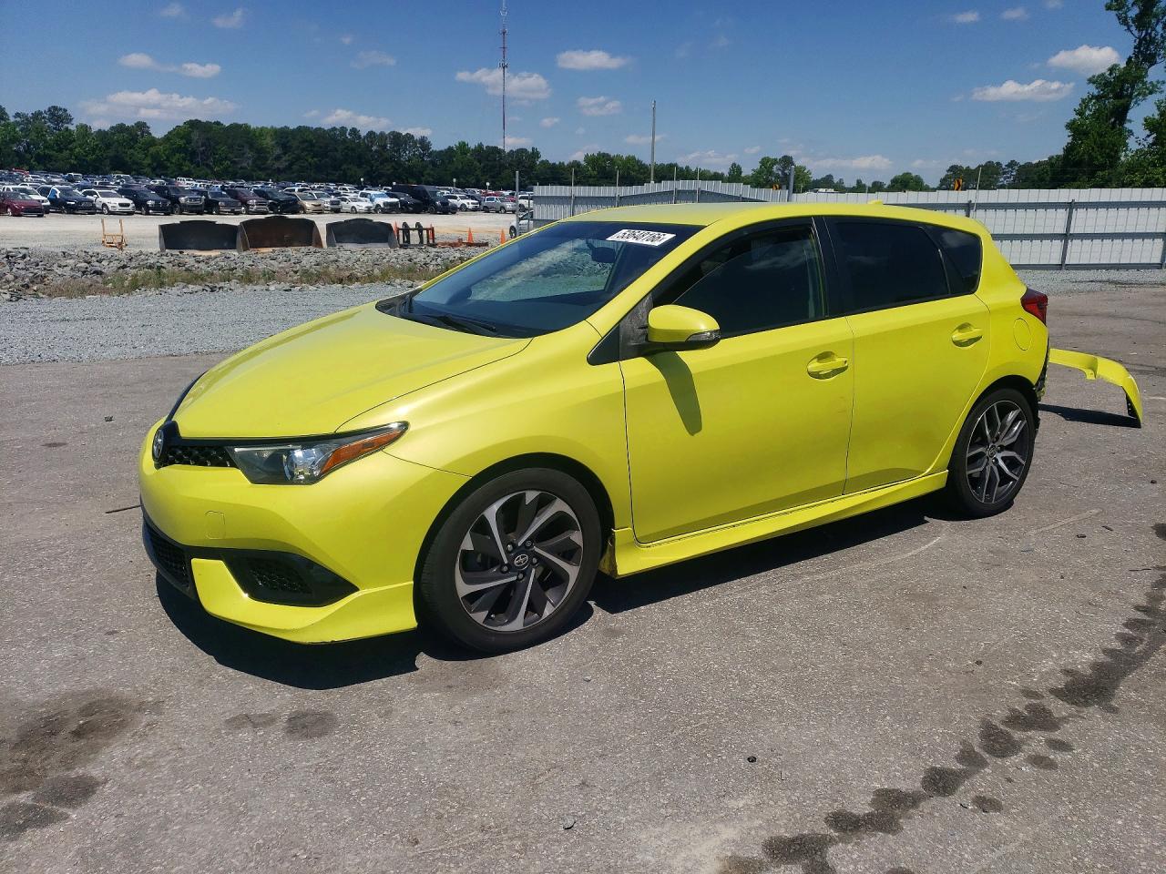 2016 Scion iM, VIN JTNKARJE9GJ515325 — Зад
