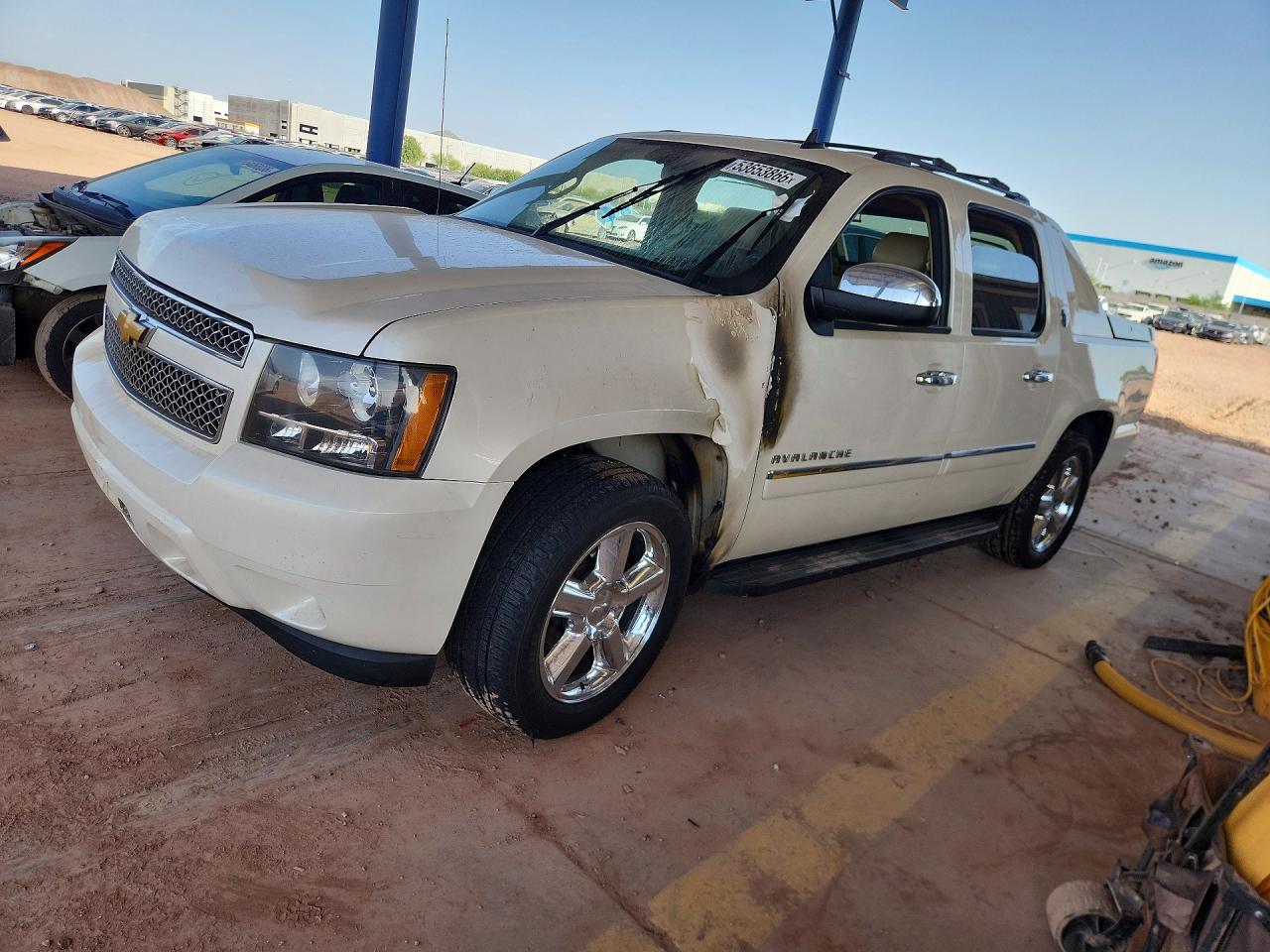 2013 Chevrolet Avalanche LTZ, VIN 3GNMCGE06DG167501 — Burn