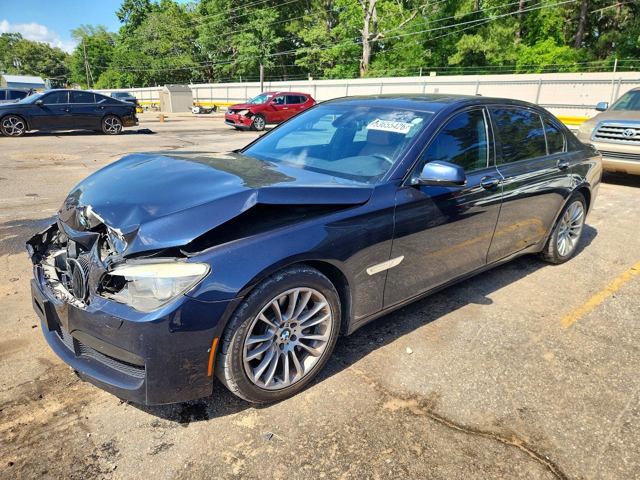 2011 BMW 7 Series 740Li, VIN WBAKB4C56BC392661 — Front end