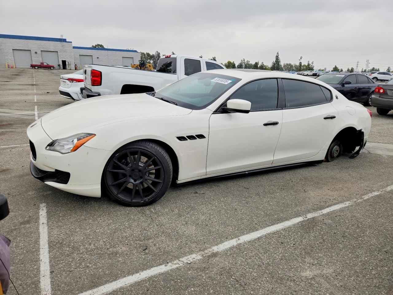 2016 Maserati Quattroporte S, VIN ZAM56RPA3G1184356 — Rear end