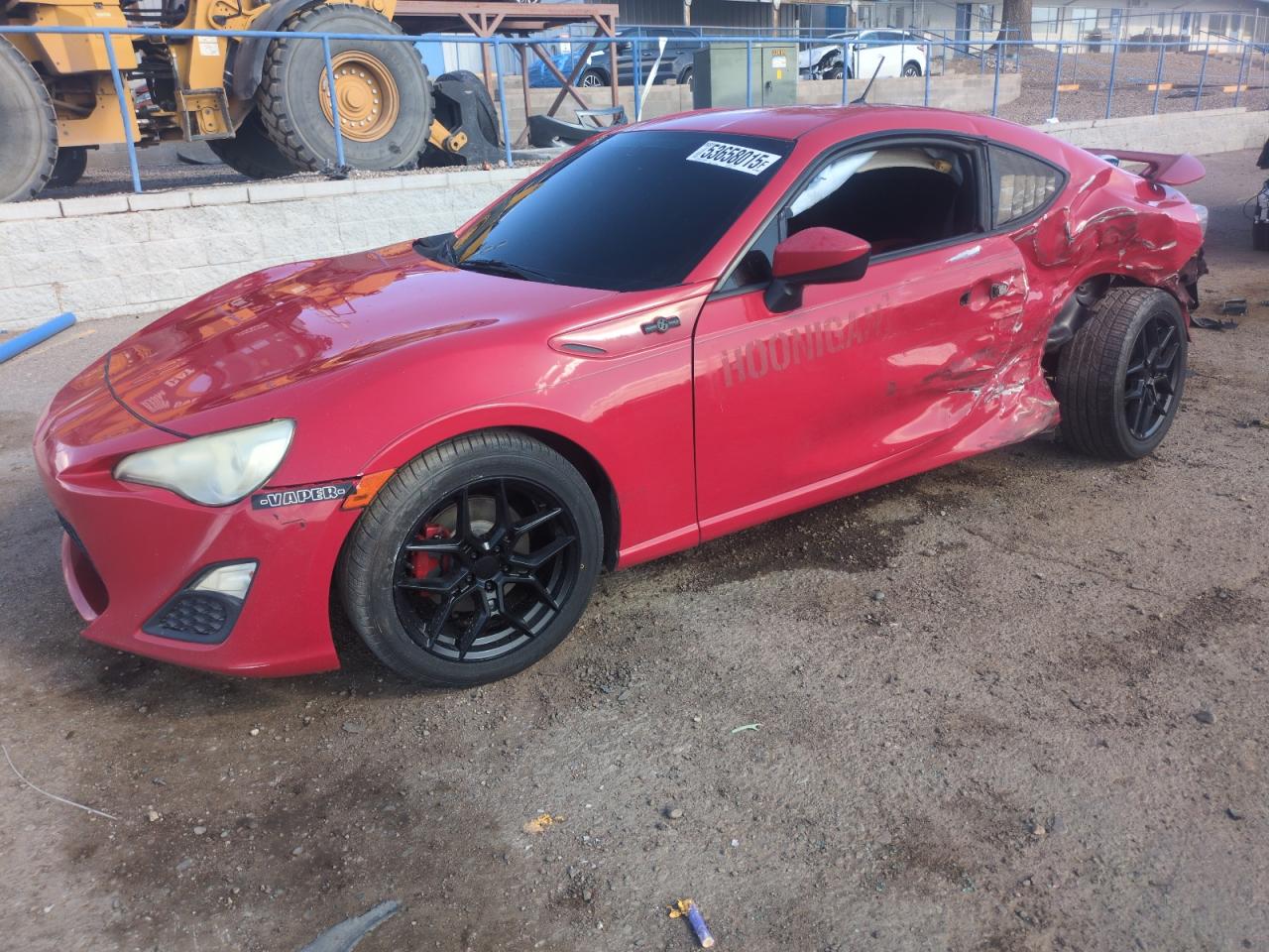2013 Scion FR-S, VIN JF1ZNAA16D1727106 — Side