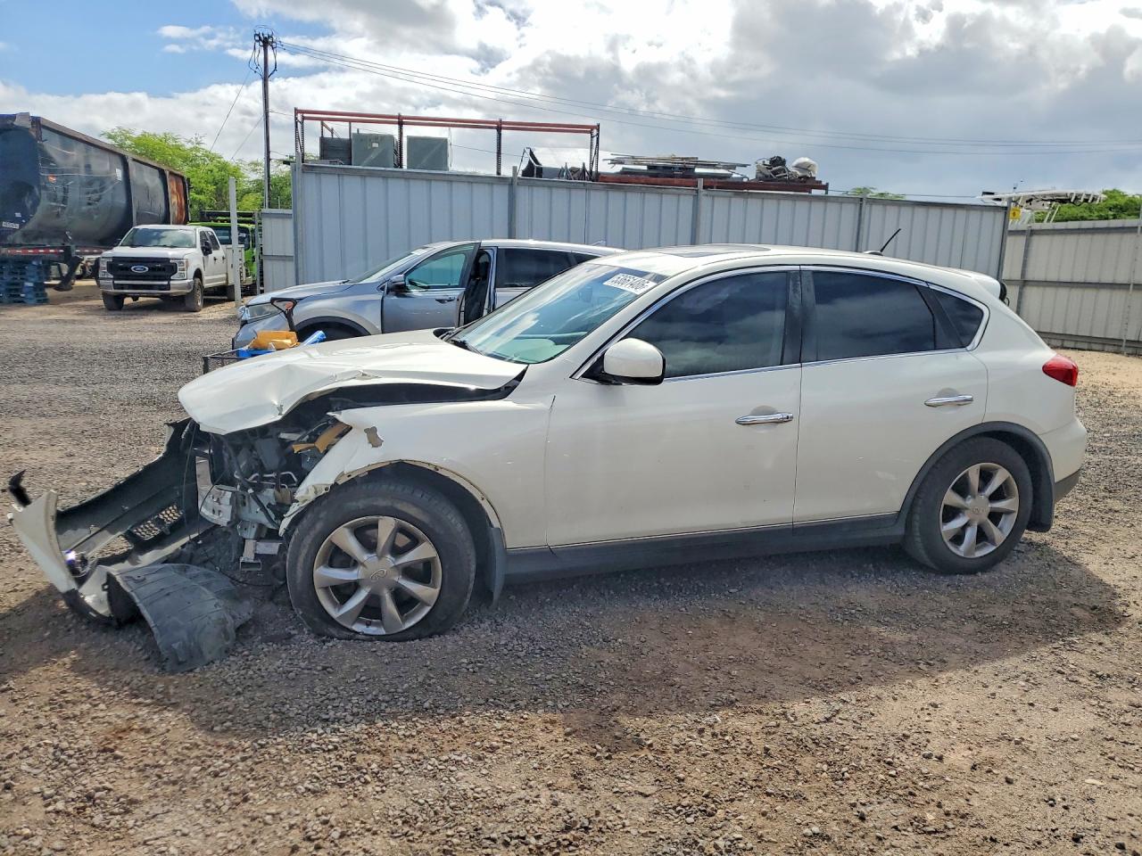 2008 Infiniti EX Journey, VIN JNKAJ09E28M303977 — Перед