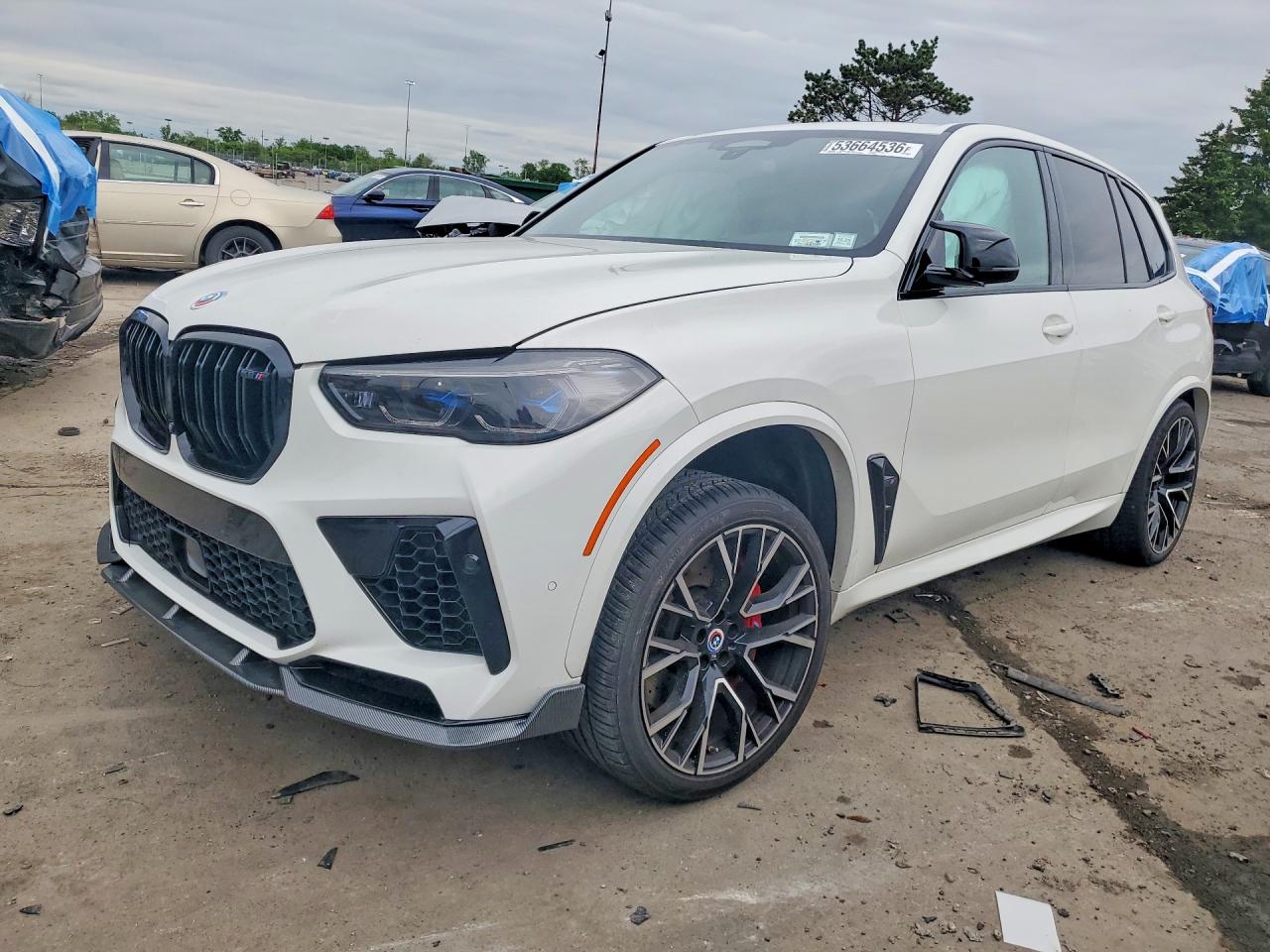 2023 BMW X5 M, VIN 5YMJU0C05P9N62381 — Rear end