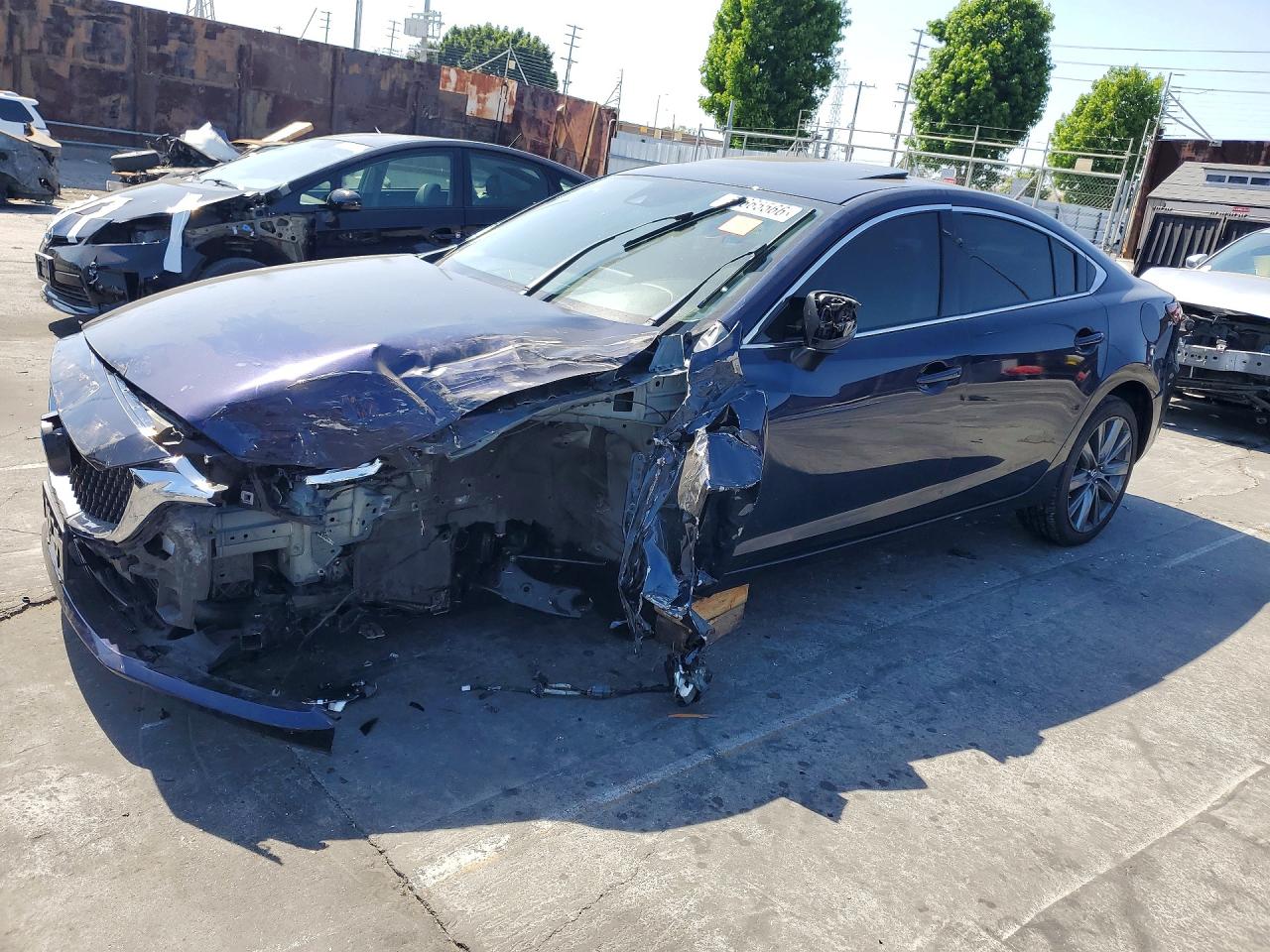 2018 Mazda 6 Grand Touring, VIN JM1GL1TY5J1318267 — Front end