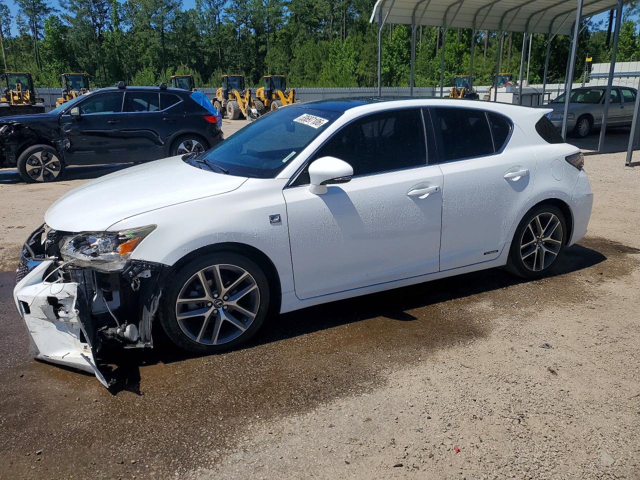 2016 Lexus CT 200h, VIN JTHKD5BH0G2254849 — Front end