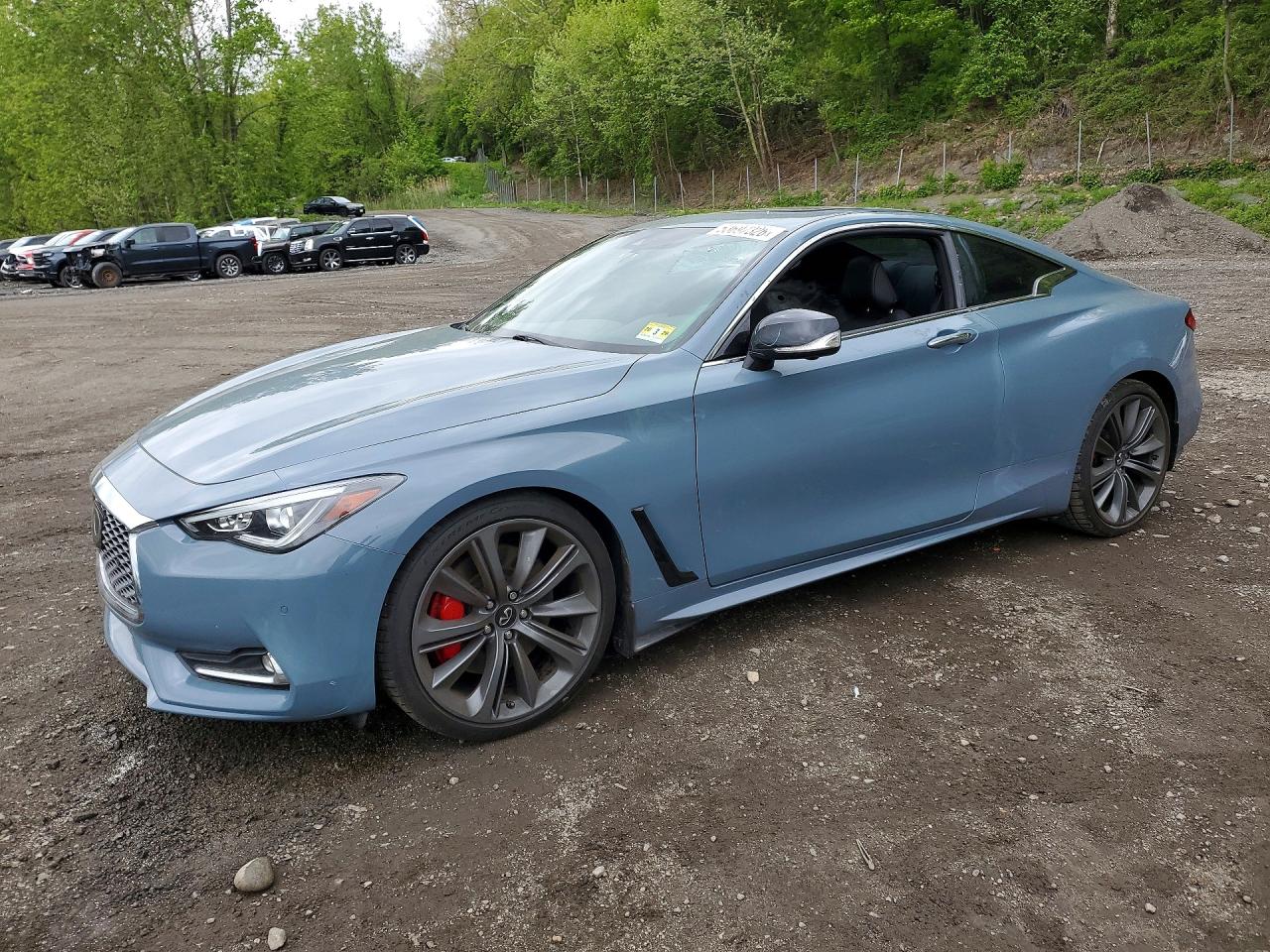 2021 Infiniti Q60 Red Sport 400, VIN JN1FV7LK7MM530405 — Undercarriage