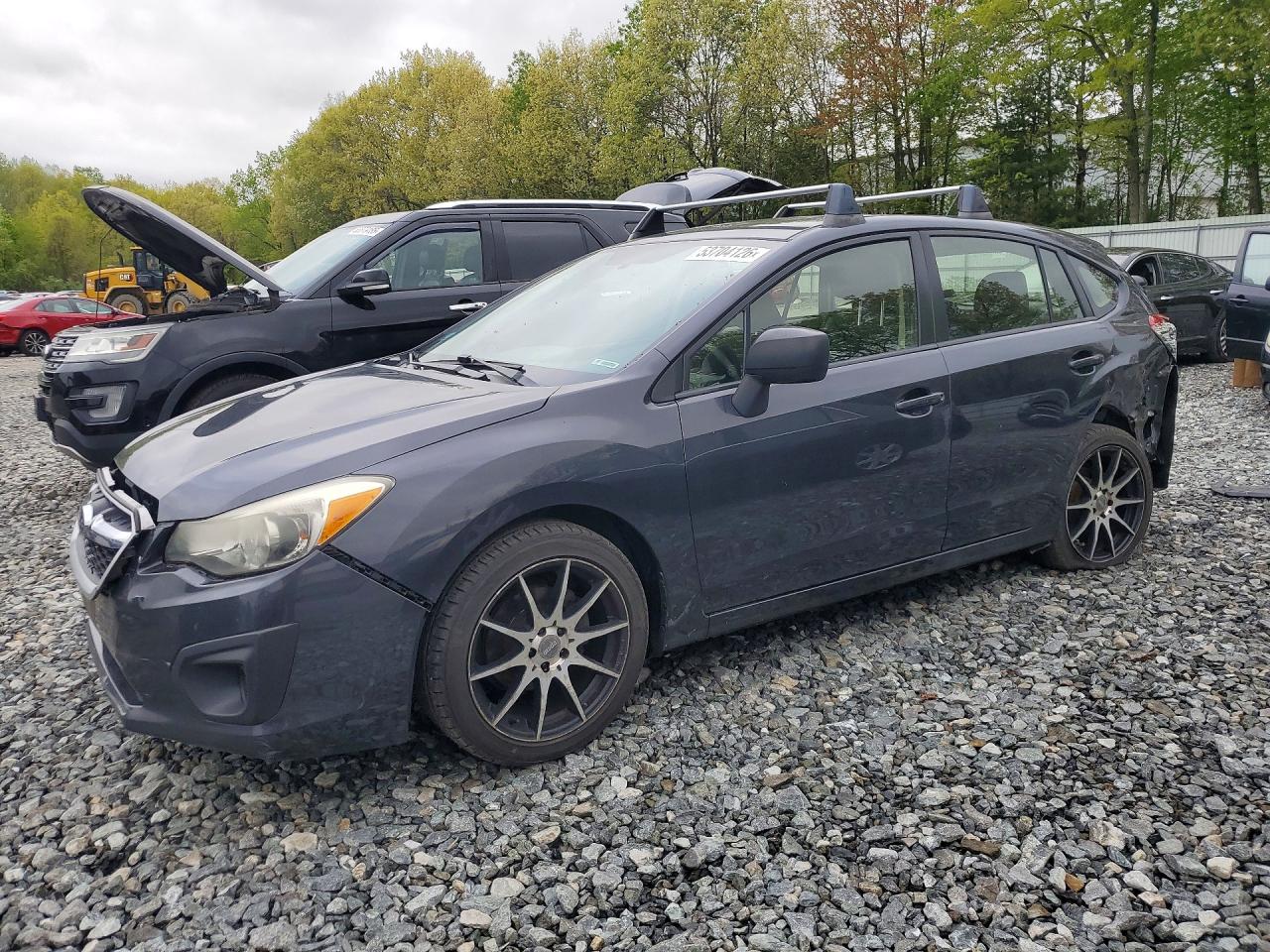 2013 Subaru Impreza 2.0i, VIN JF1GPAA61D1883843 — Rear end
