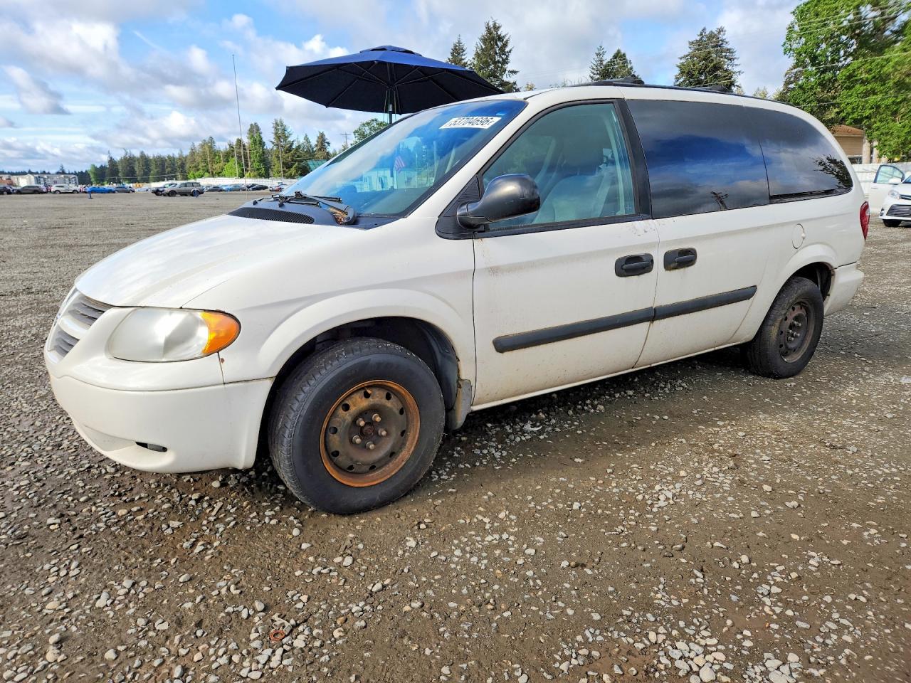 2005 Dodge Caravan SE, VIN 1D8GP24RX5B418836 — Rear end
