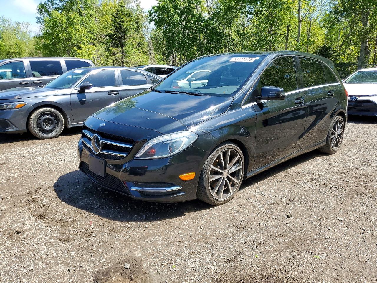 2014 Mercedes-Benz B 250 Sports Tourer, VIN WDDMH4EB6EJ198263 — Normal wear