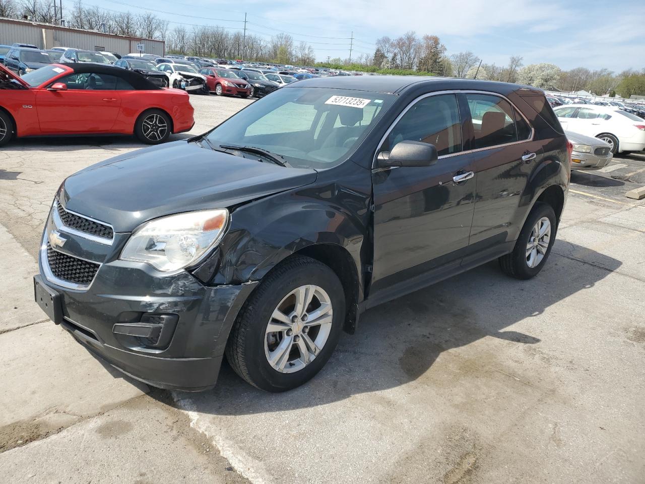 2014 Chevrolet Equinox LS, VIN 2GNALAEK0E6118938 — Front end