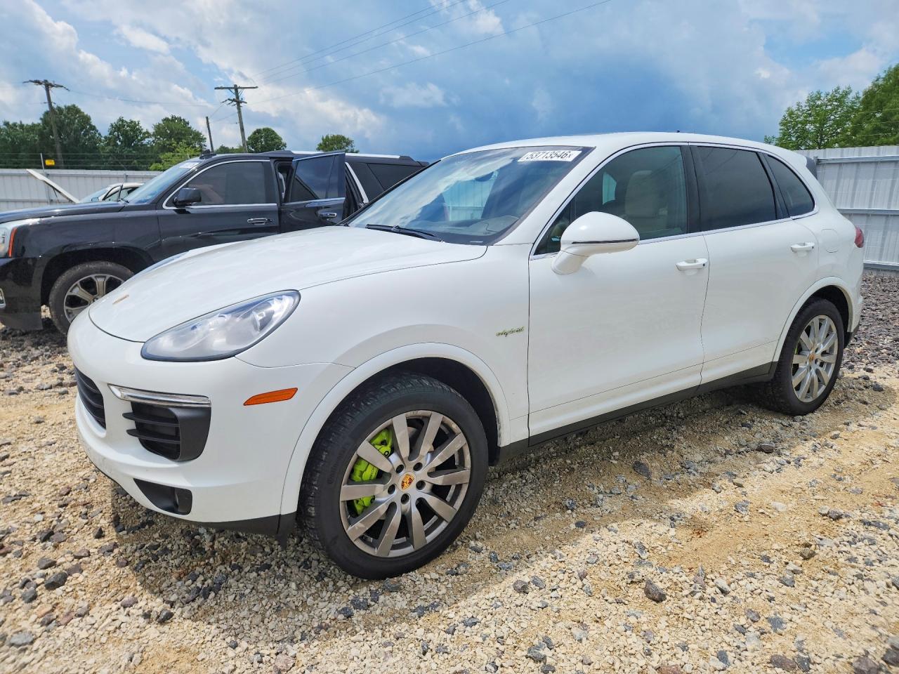 2016 Porsche Cayenne S E-Hybrid, VIN WP1AE2A21GLA62953 — Hail