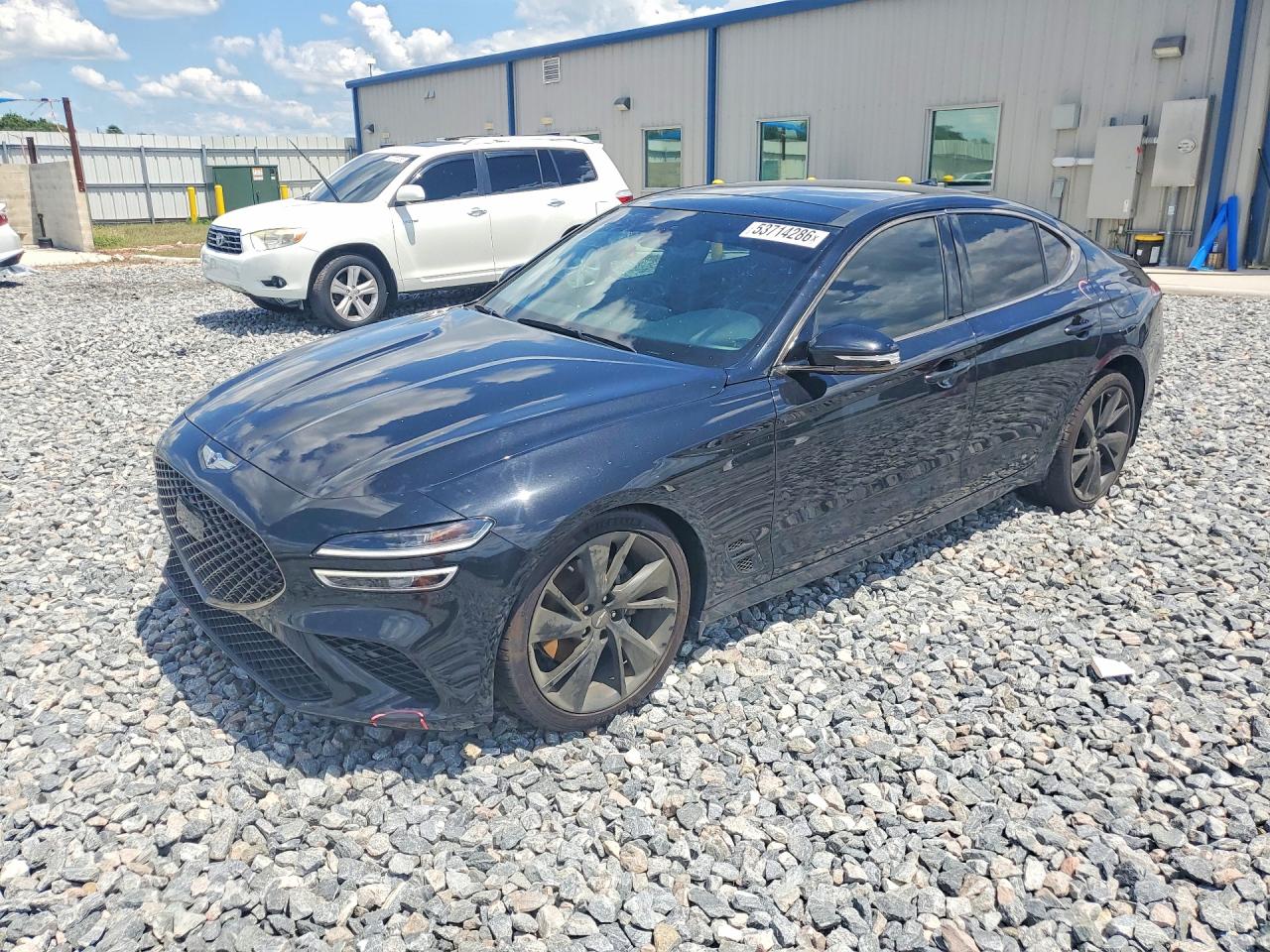 2023 Genesis G70 2.0T, VIN KMTG34TA2PU114961 — Rear end